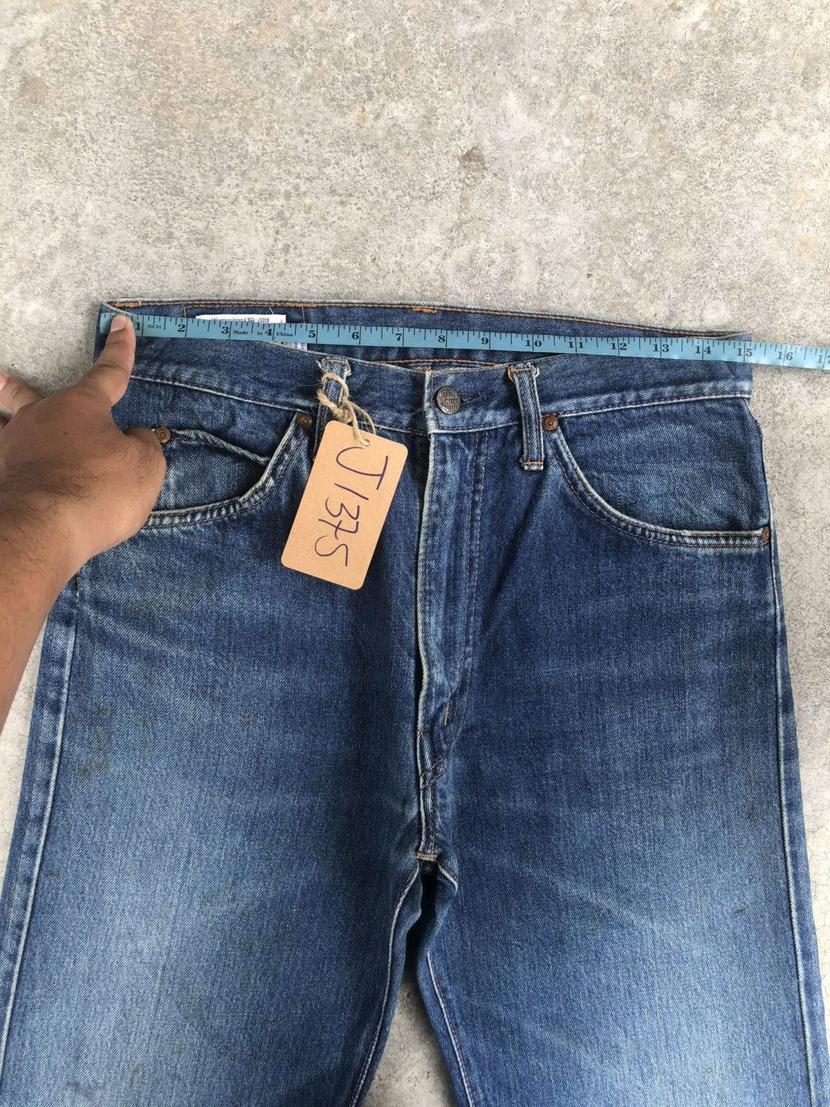 Big John Vintage Big John Distressed Jeans Straight Fit Size US 30 / EU 46 - 22 Thumbnail