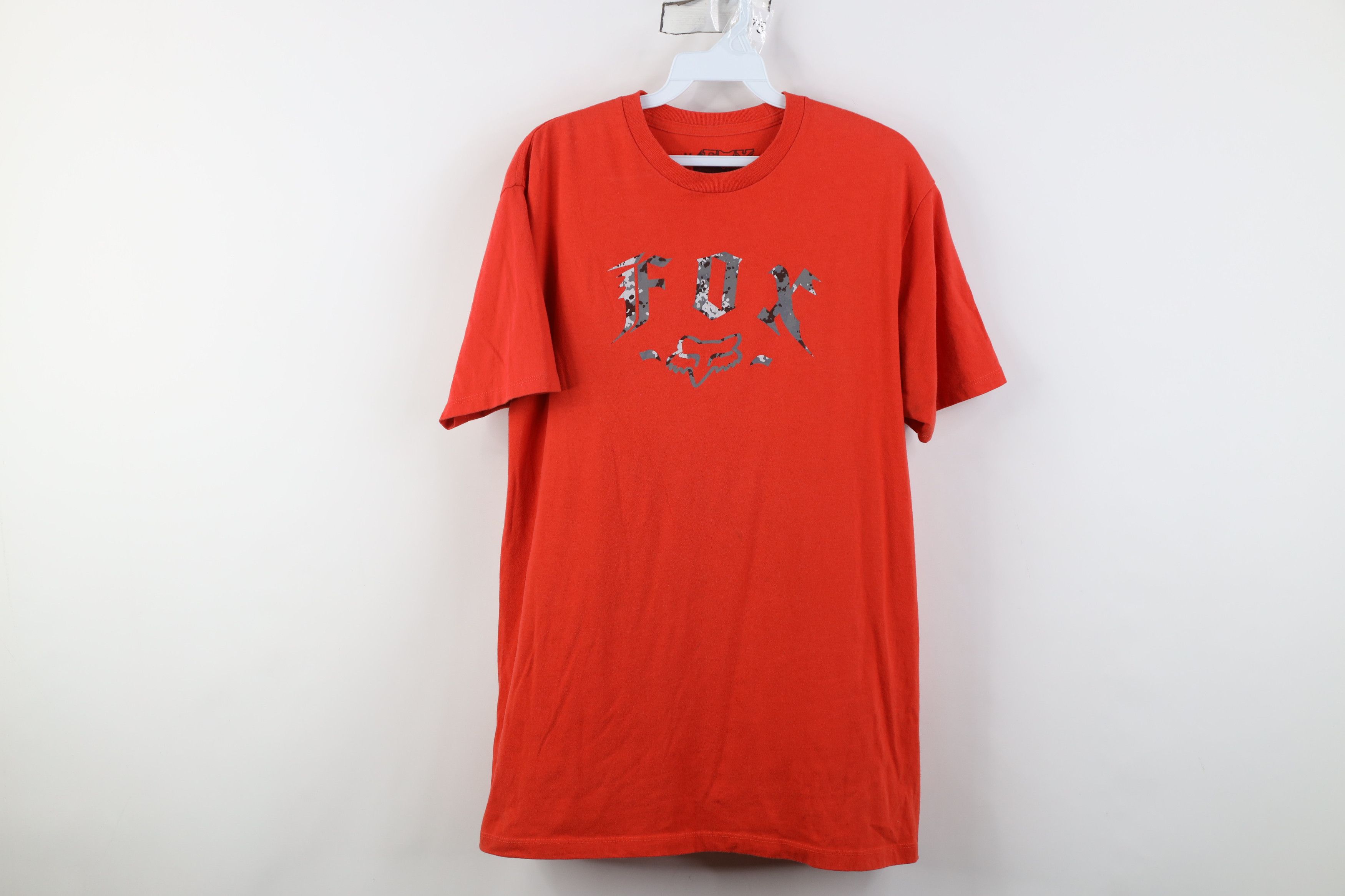 Fox Racing Vintage Y2K Fox Racing Spell Out Camouflage T-Shirt Red Size US M / EU 48-50 / 2 - 1 Thumbnail
