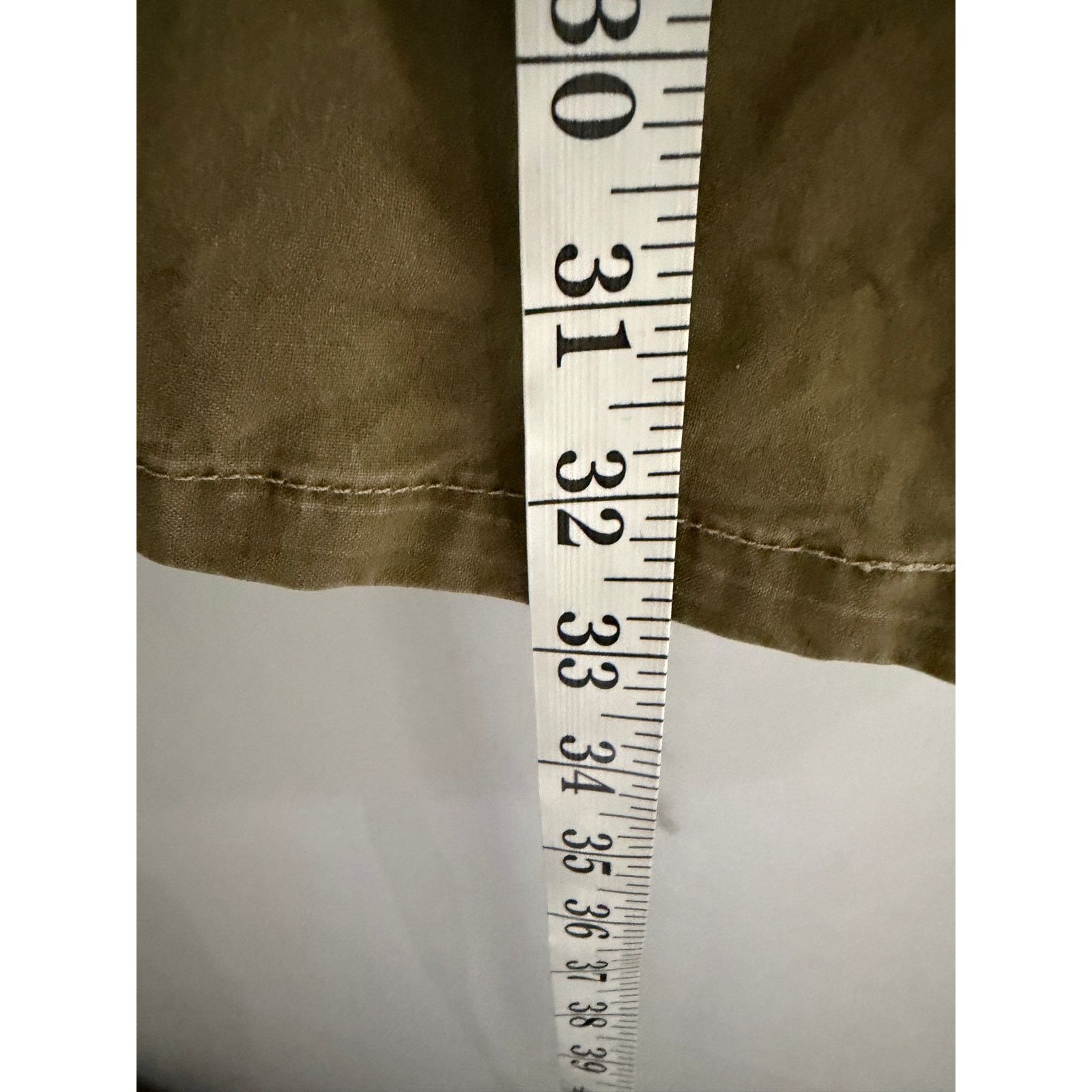 Buck Mason Buck Mason khaki green straight leg chini pants sz 31x33 Size US 31 - 3 Thumbnail