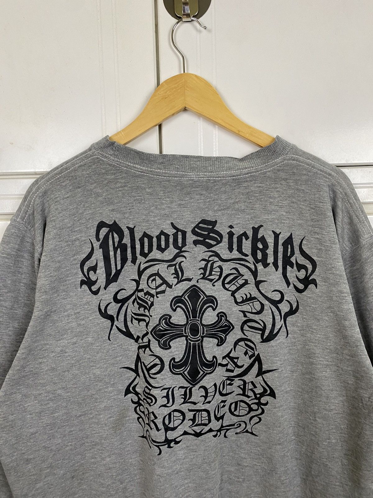If Six Was Nine × Vintage Vintage Blood Sickle Cross Sweatshirt Size US XL / EU 56 / 4 - 3 Thumbnail