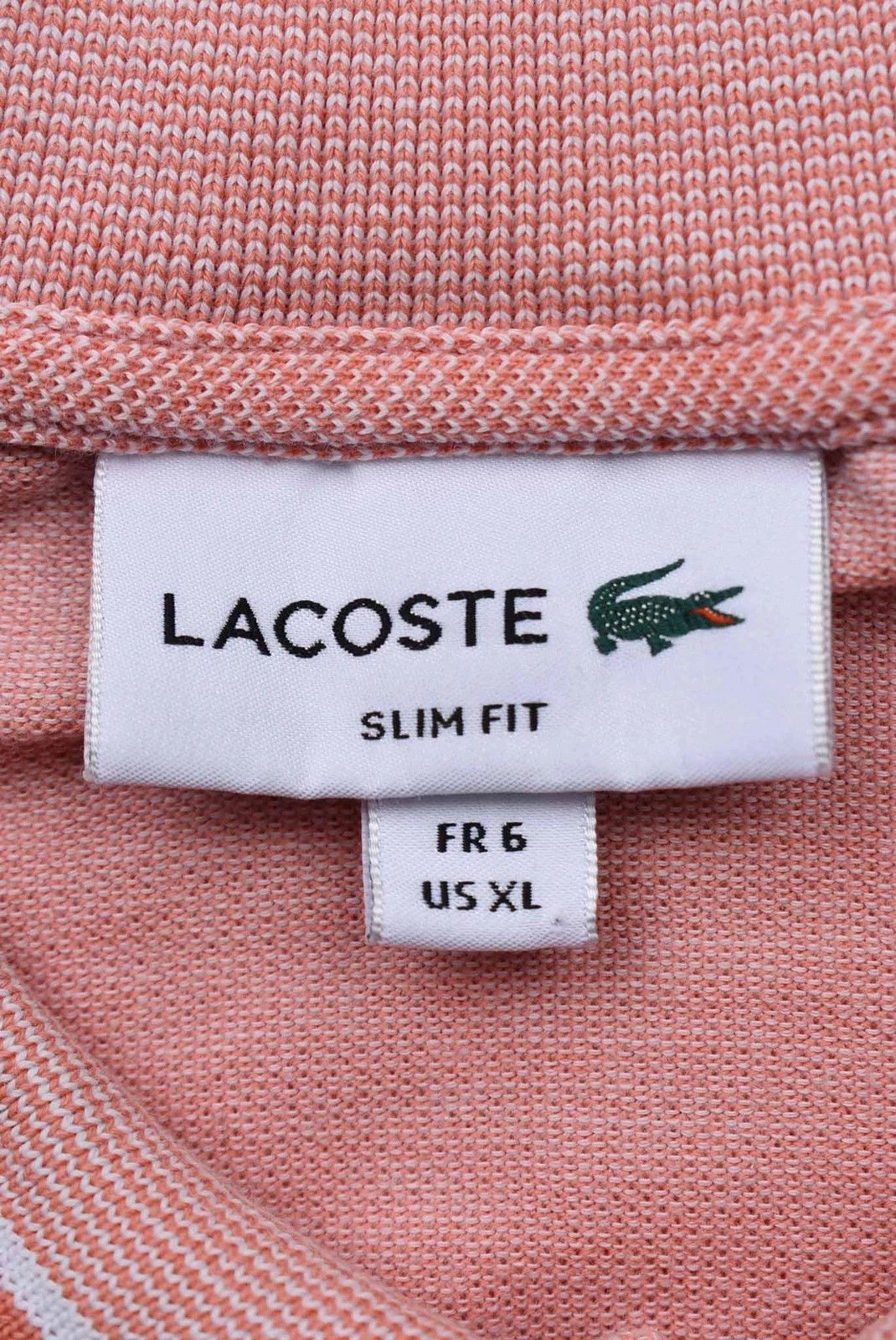 Lacoste Lacoste Slim Fit Short Sleeve Polo Shirt Pink Size US L / EU 52-54 / 3 - 2 Thumbnail