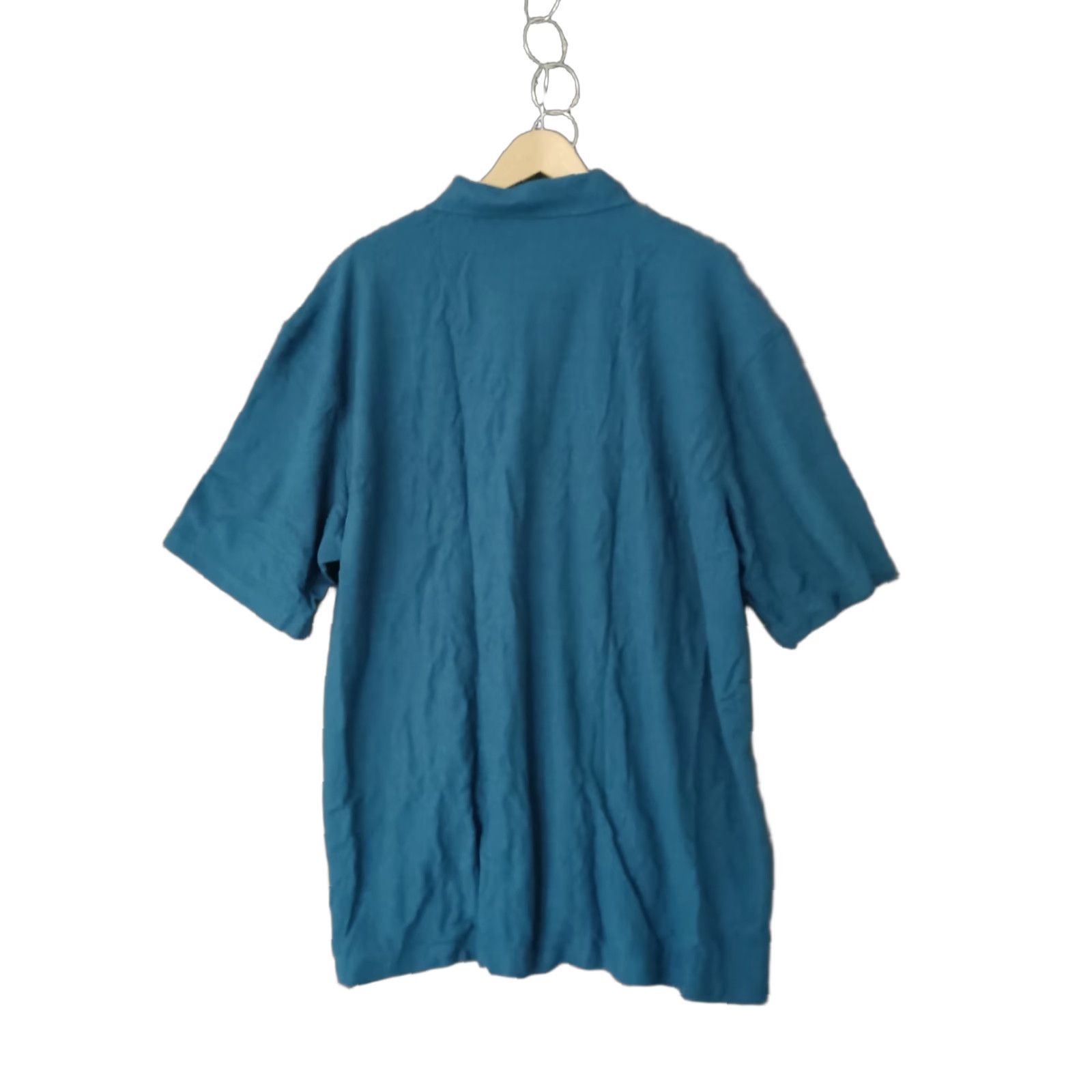 Gildan Gildan Polo Shirt Jersey Blue 3XL Men Short Sleeve Dryblend Collared Button-Down Casual Golf Classic Midweight Regular Fit Size US XXL / EU 58 / 5 - 1 Thumbnail