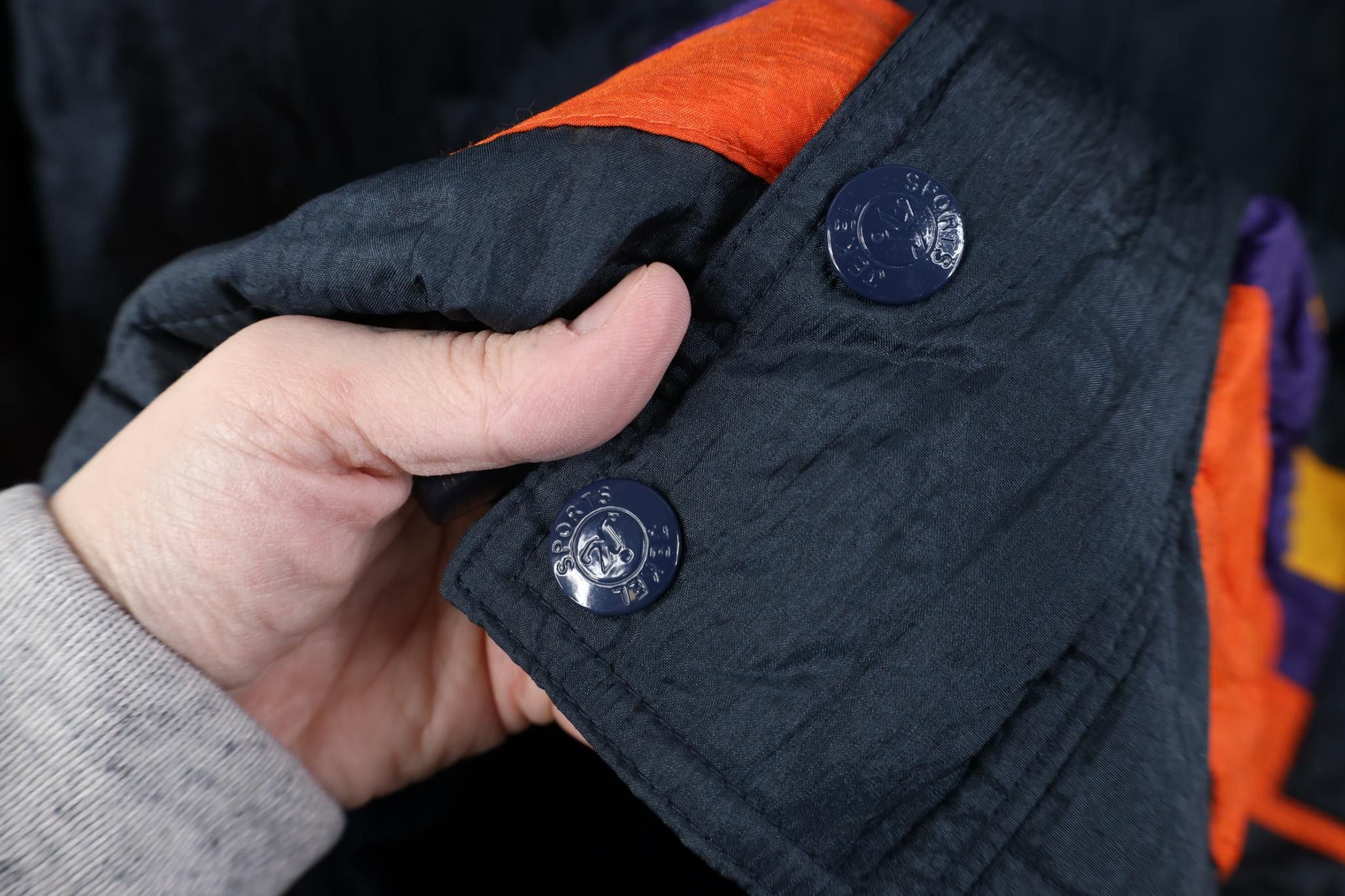 Vintage Deadstock Vintage 90s Streetwear Block Hooded Parka Jacket Size US L / EU 52-54 / 3 - 8 Thumbnail