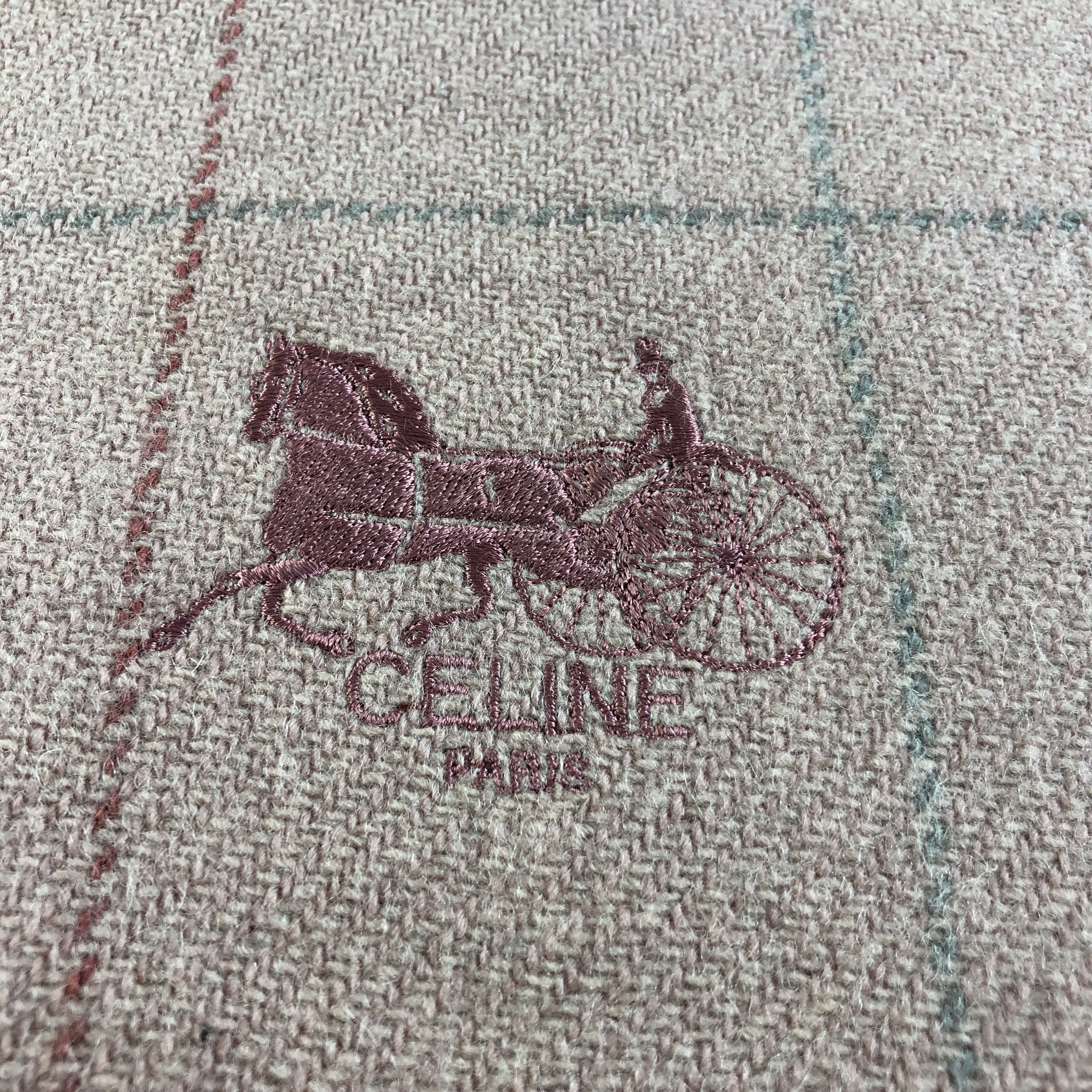Celine Celine Oversized Wool Scarf Muffler Neckwear V2583 Size ONE SIZE - 3 Thumbnail