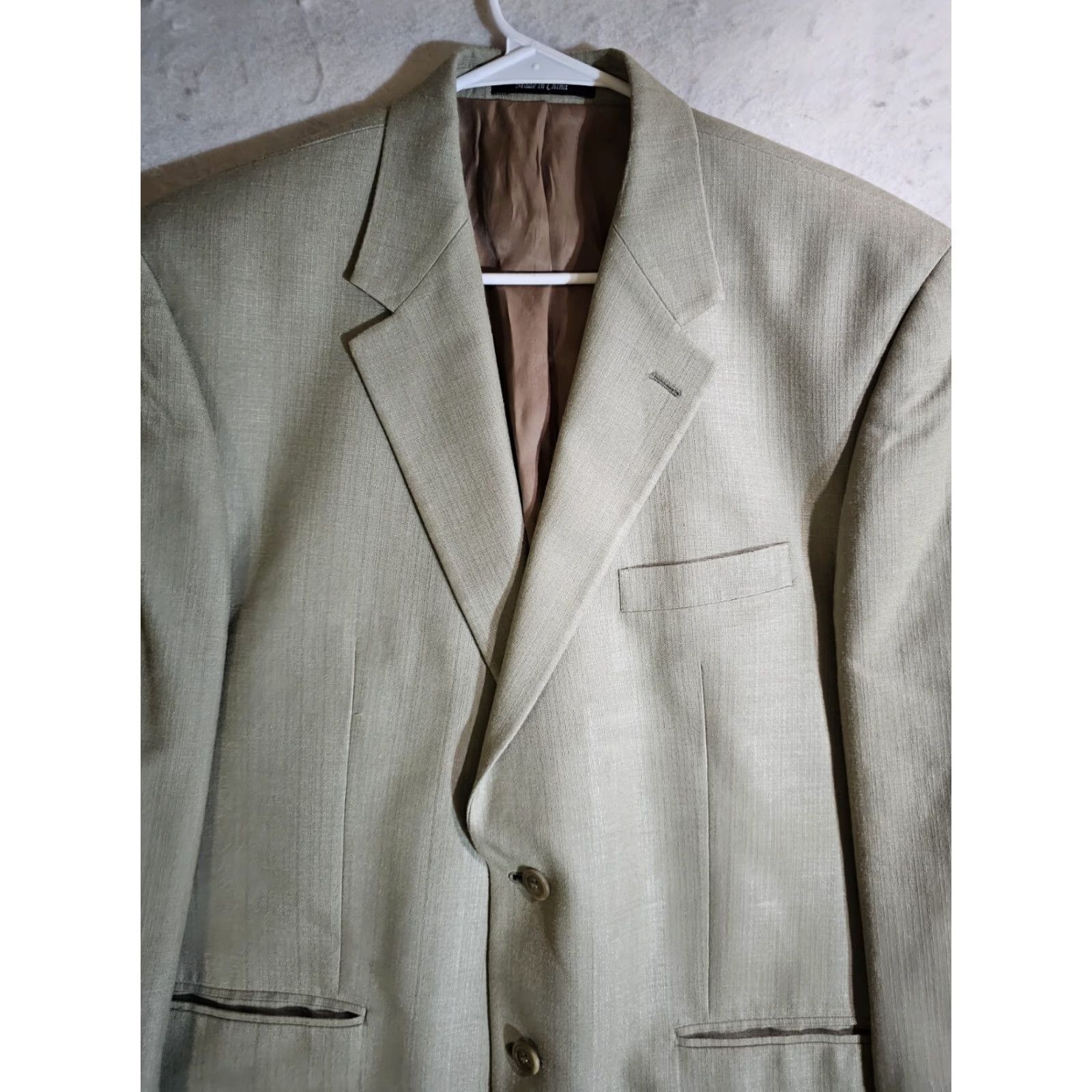 Ralph Lauren Lauren by Ralph Lauren Signature Blazer Mens Size 42 Regular 100% Silk Suit Coat Size 42R - 2 Thumbnail