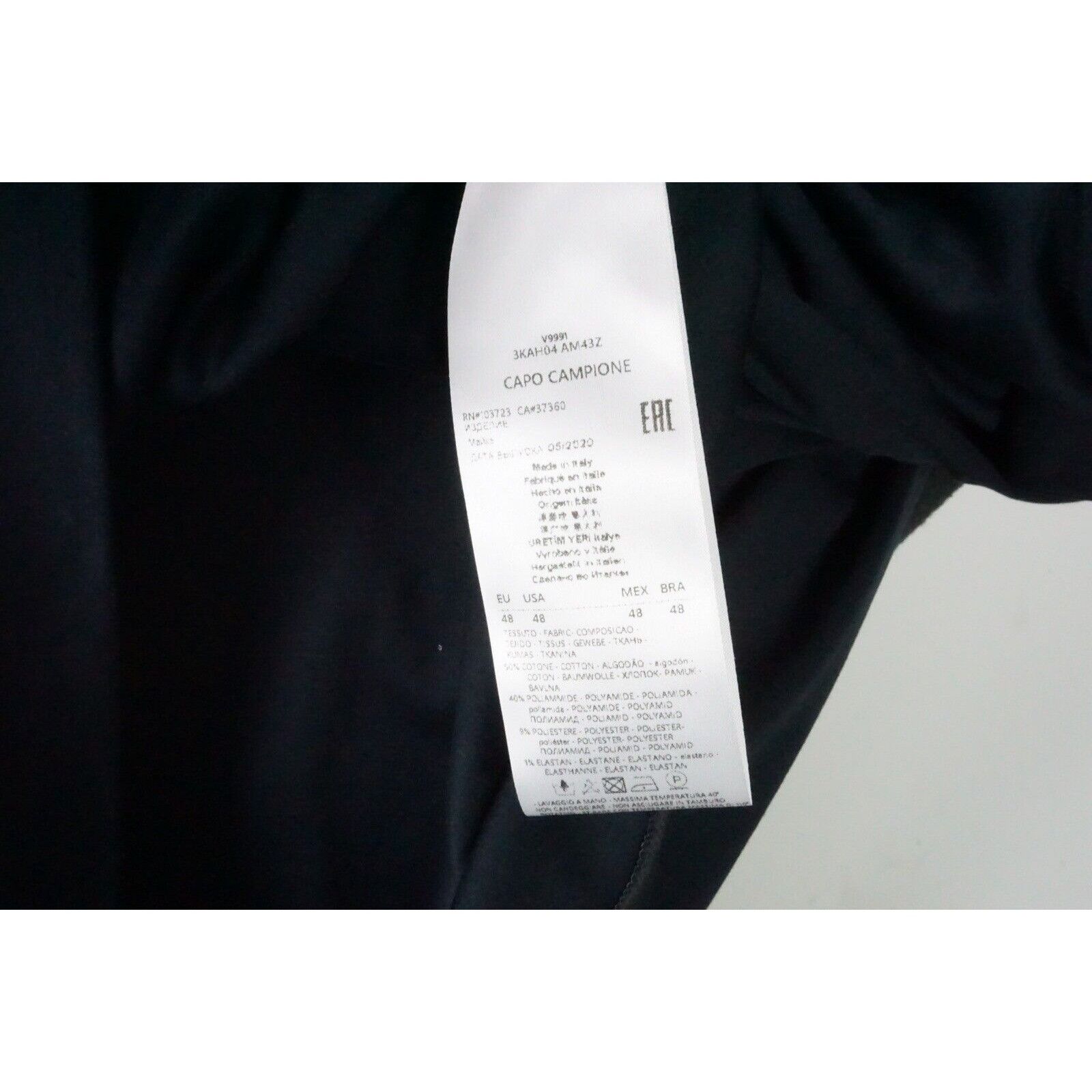 Giorgio Armani Giorgio Armani Black Label Blue Velvet Detail Cotton Blend P Size US M / EU 48-50 / 2 - 6 Thumbnail