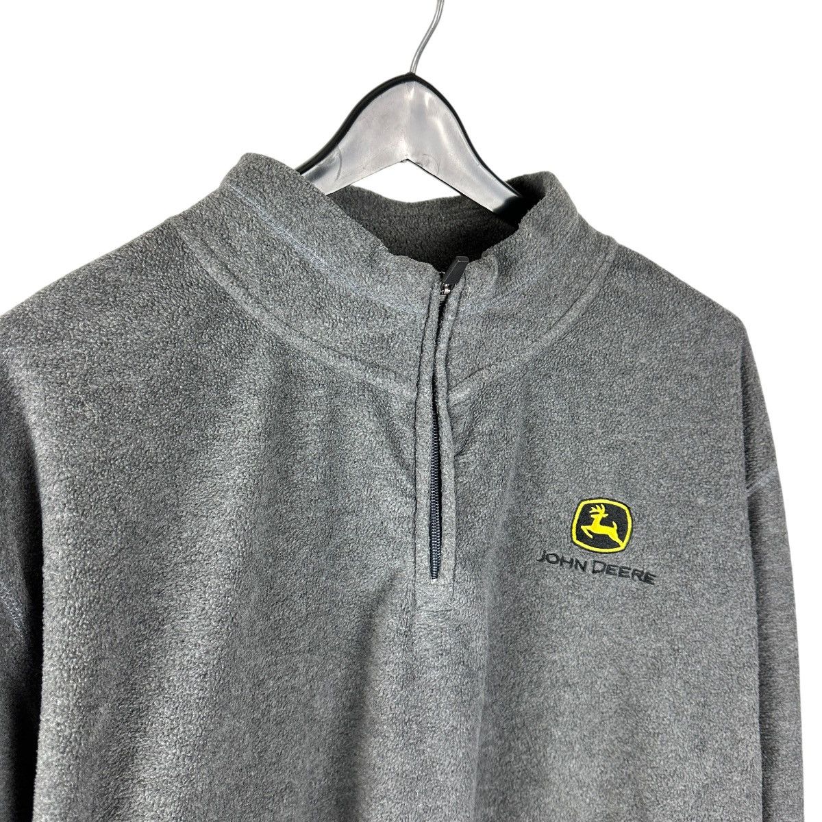 John Deere × Vintage Vintage Y2K John Deere Tractors Fleece Jacket Size US XL / EU 56 / 4 - 6 Thumbnail