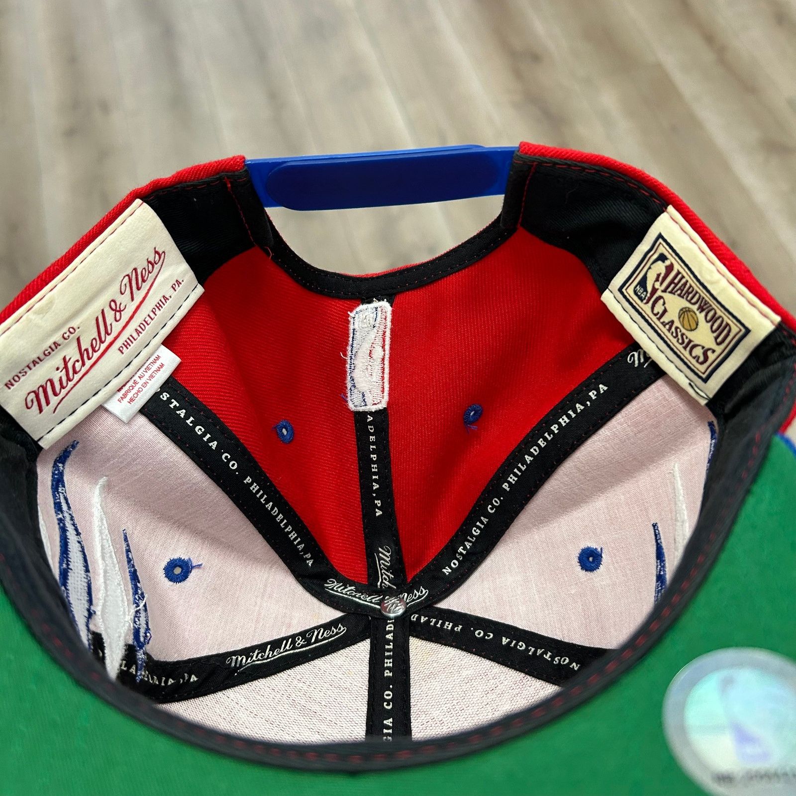 Mitchell & Ness Mitchell & Ness Philadelphia 76ers Hardwood snapback hat cap Size ONE SIZE - 6 Thumbnail