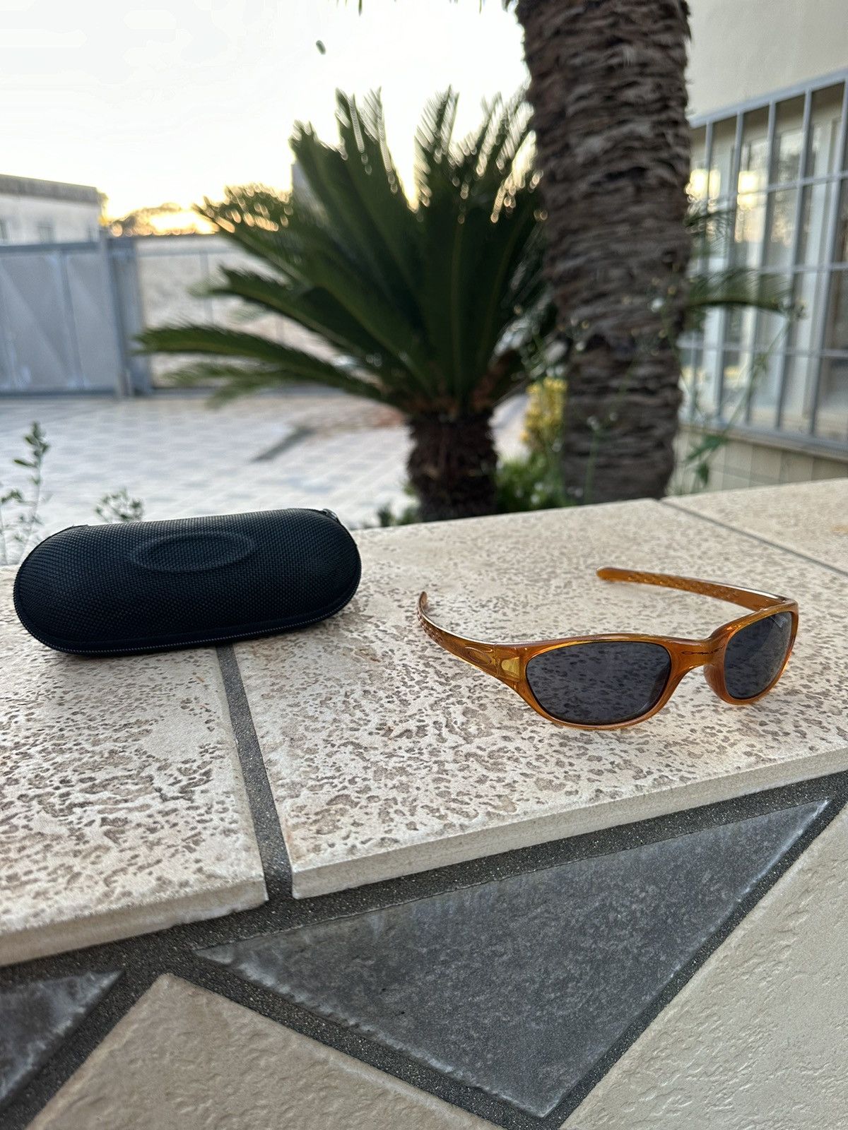 image of Oakley Vintage Sunglasses Orange, Men's