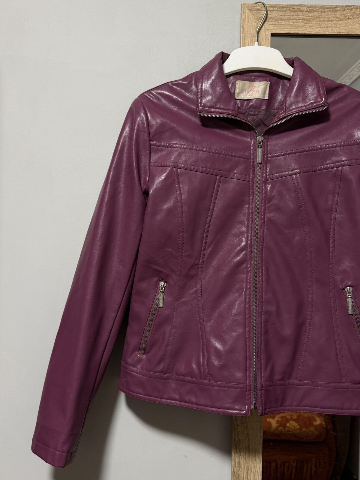 If Six Was Nine Vintage jacket leather 00’s small diesel bomber y2k Size S / US 4 / IT 40 - 7 Thumbnail