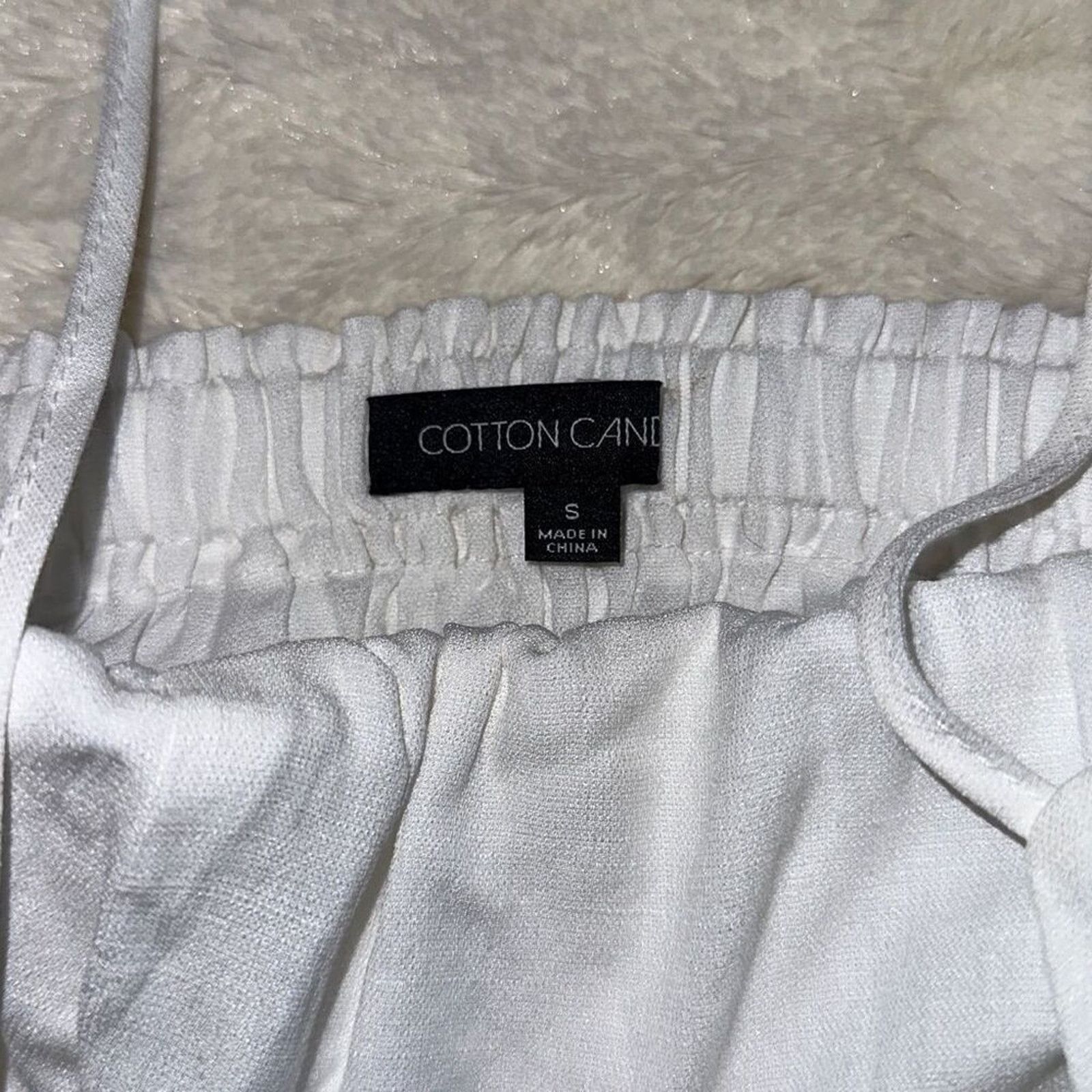 Other Cotton Candy White Peplum Cami Top | Sz S Size S / US 4 / IT 40 - 3 Thumbnail