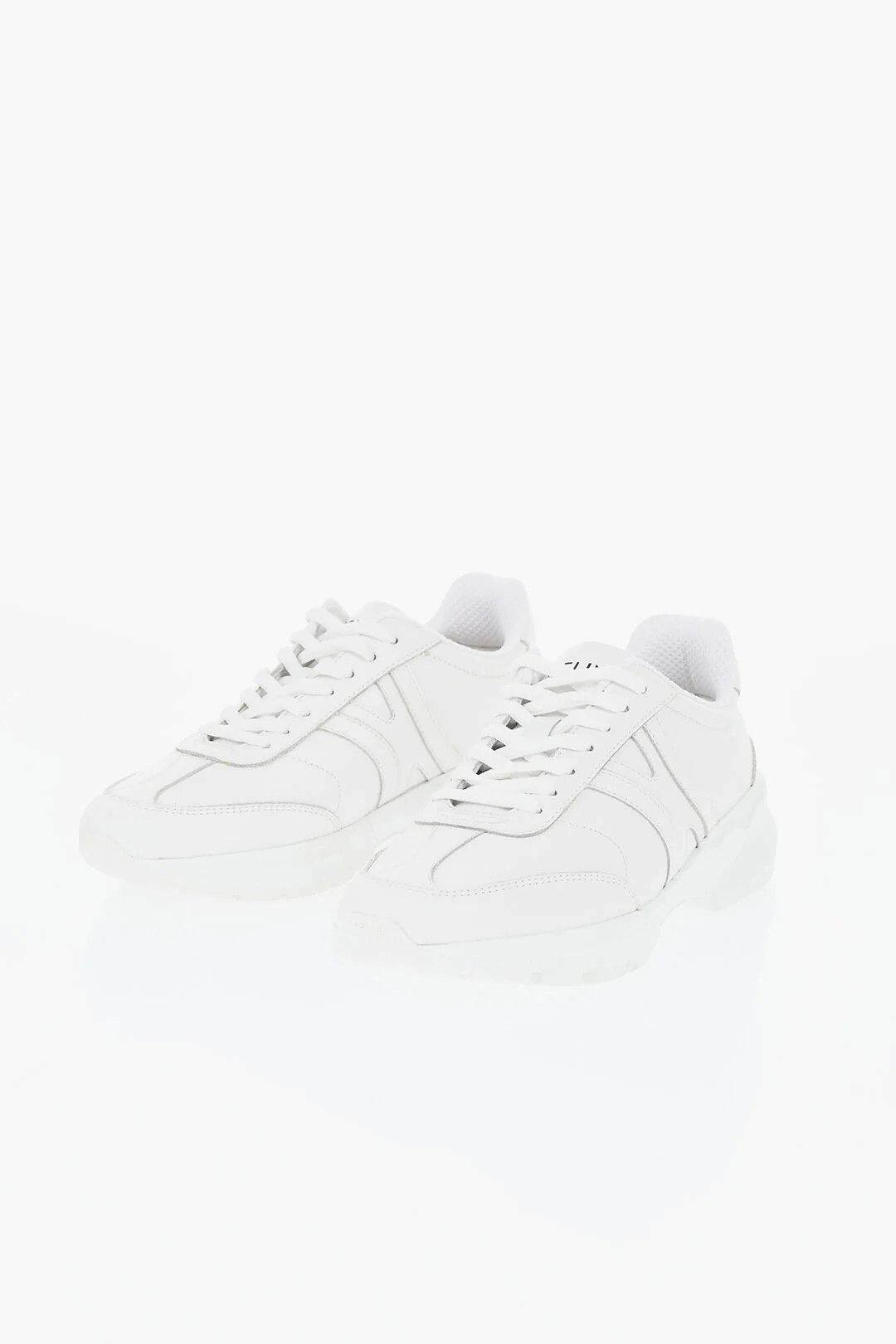 Celine og1mm0326 Leather Lace-Up Sneakers in White Size US 6 / IT 36 - 2 Thumbnail