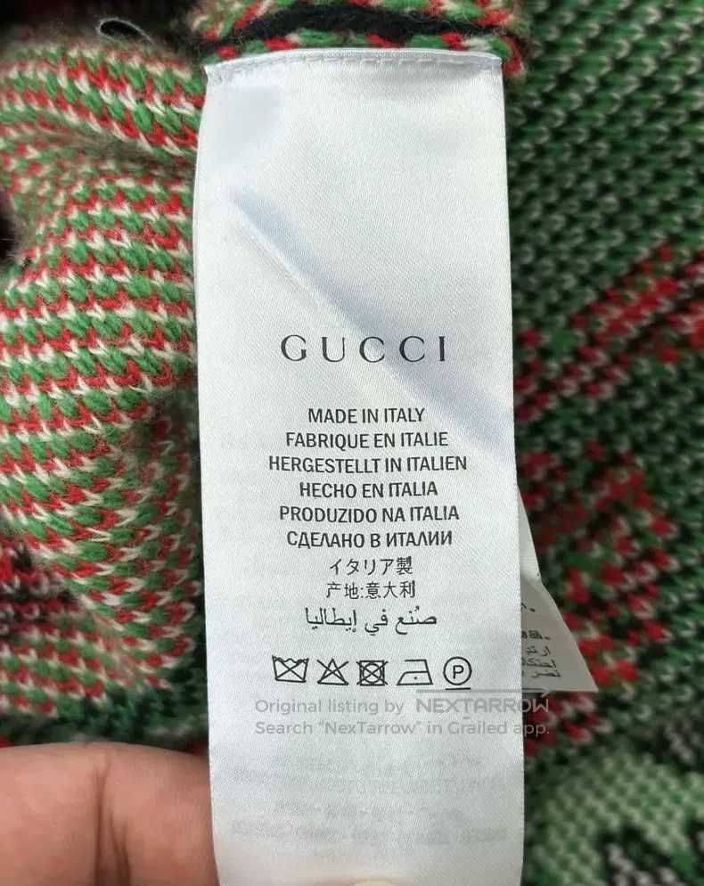 Gucci Gucci Classic striped animal full-print knitted cardigan j Size US S / EU 44-46 / 1 - 4 Thumbnail