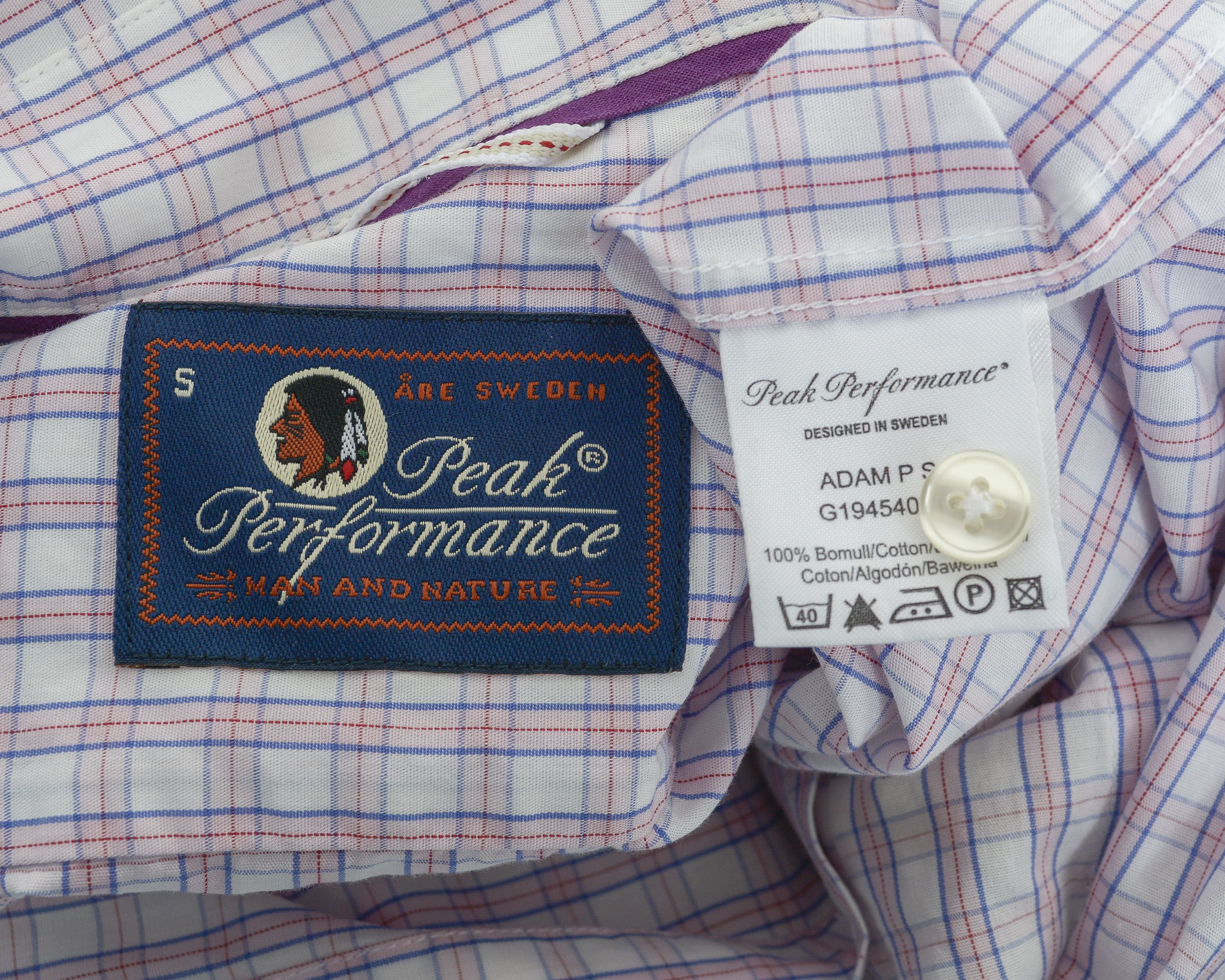 Peak Performance 'Adam' Casual Shirt Checked Tartan Short Sleeved Top Size US S / EU 44-46 / 1 - 5 Thumbnail