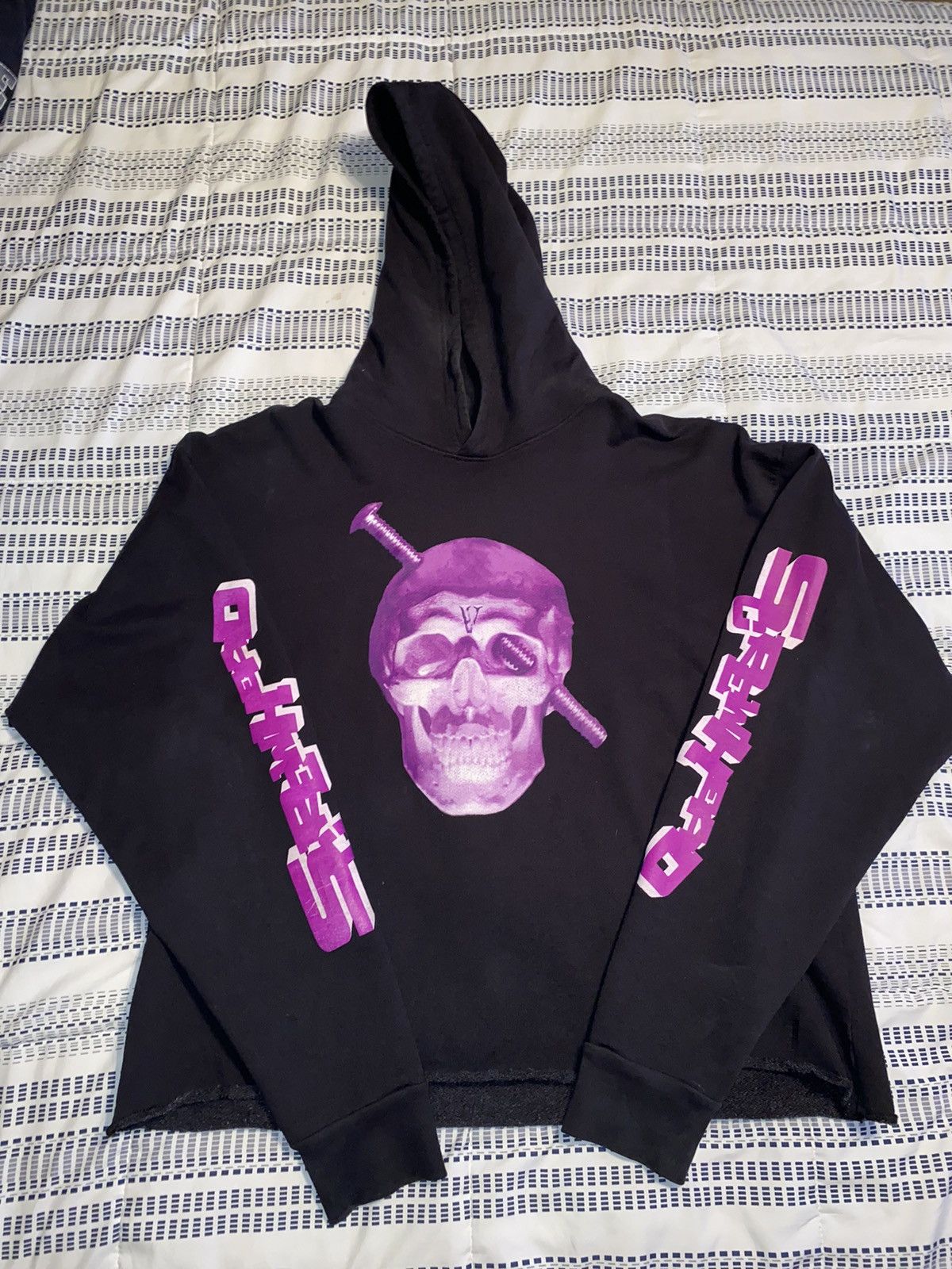 image of Vlone Screwhead Hoodie in Black, Men's (Size Large)