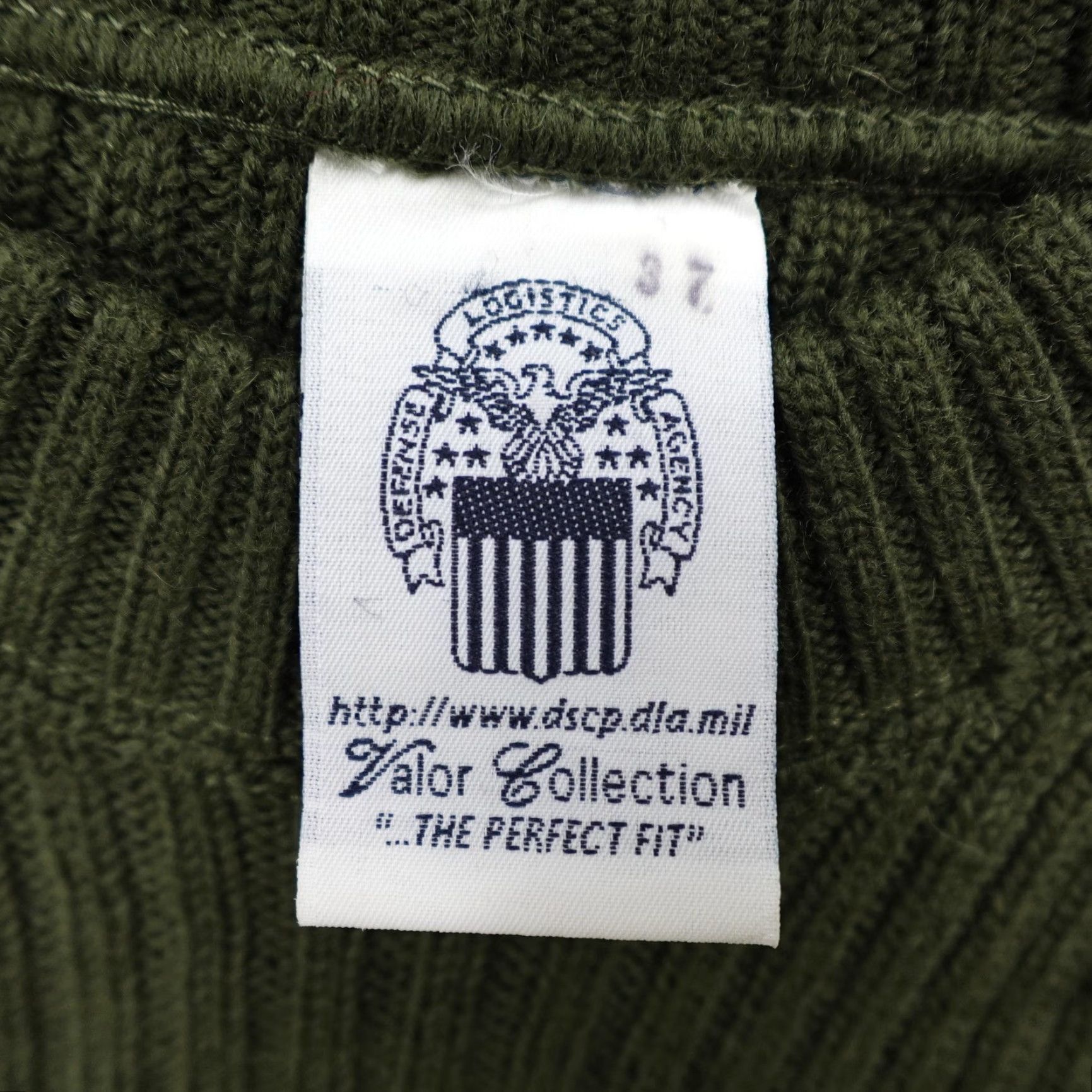 Commando VINTAGE Valor Collection DSCP Sweater Mens 42 Green Service Wool Commando Military Army Casual Workwear Slim Knit Crew Neck Long Sleeve Regular L Size Size US L / EU 52-54 / 3 - 7 Thumbnail