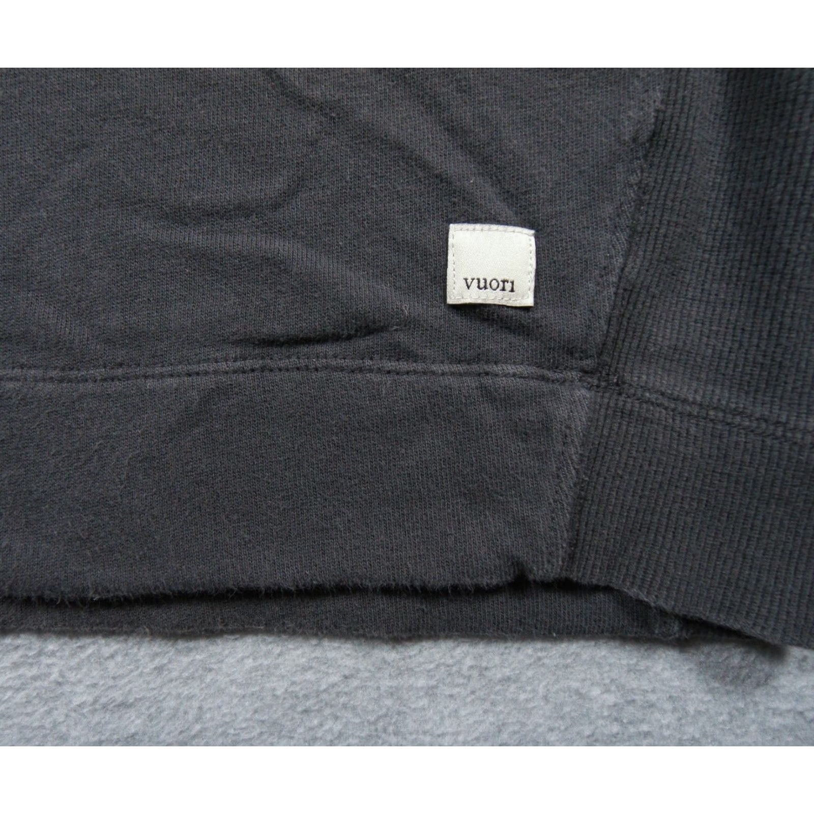 Vuori Vuori Sweatshirt Womens XSmall Gray Hoodie Sunnyside Pullover Ladies FLAWS*** Size XS / US 0-2 / IT 36-38 - 4 Thumbnail