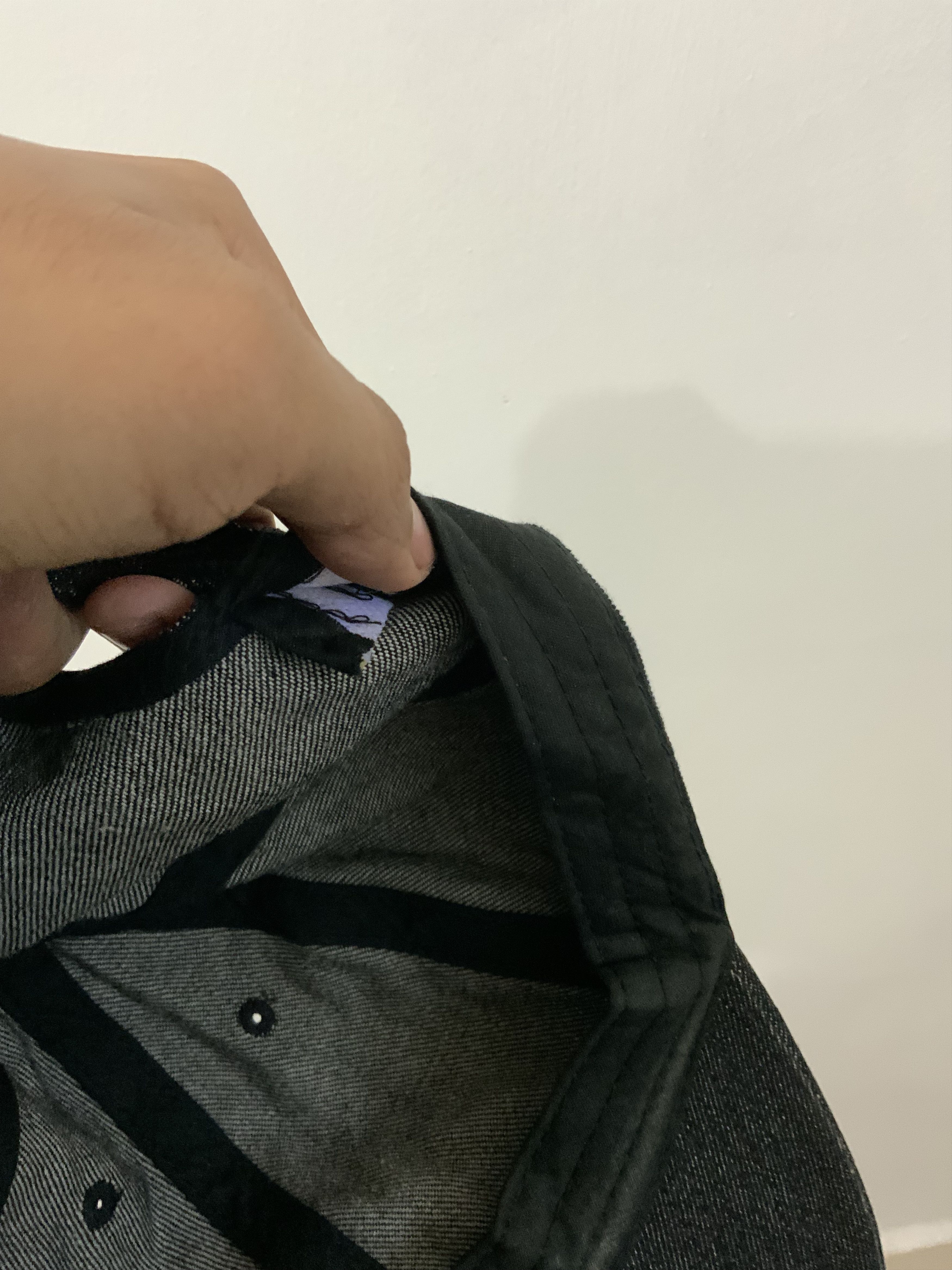 Japanese Brand Black Denime Fade Hat Size ONE SIZE - 12 Thumbnail