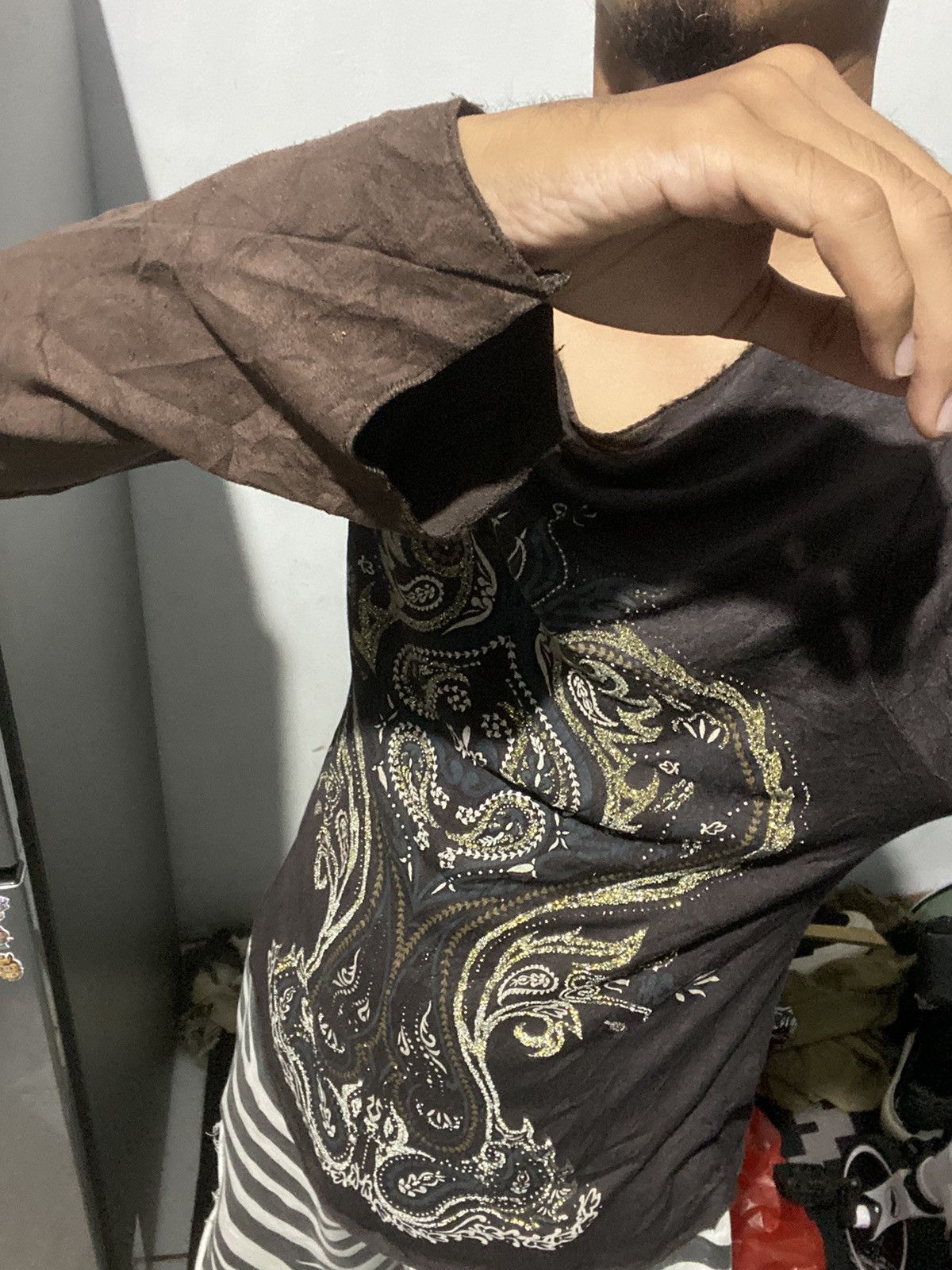 Yasuyuki Ishii yasuyuki ishii style unknwn triball flared longsleeve tshirt Size US M / EU 48-50 / 2 - 8 Thumbnail