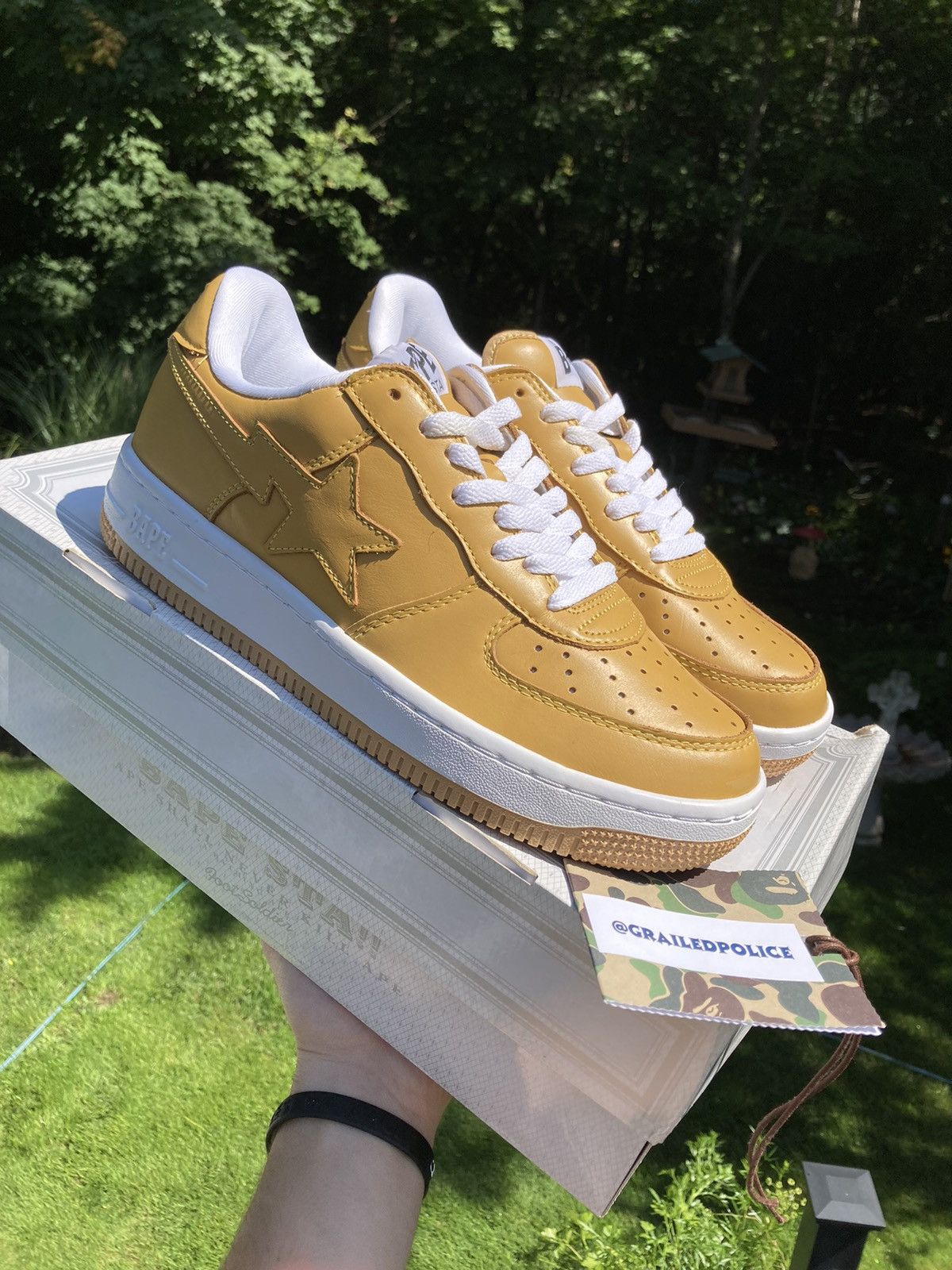 Bape Leather Bape Sta (2009) Size US 9.5 / EU 42-43 - 2 Thumbnail