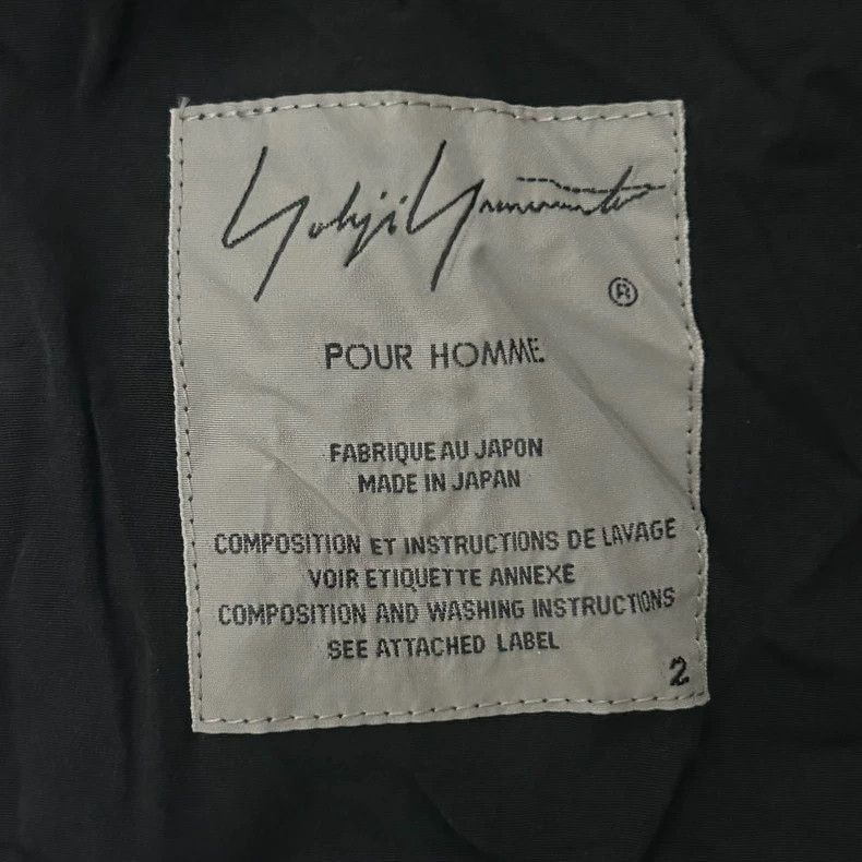 Yohji Yamamoto Yohji Yamamoto Yohji Yamamoto Black Wrinkled Jacket Size US M / EU 48-50 / 2 - 6 Thumbnail