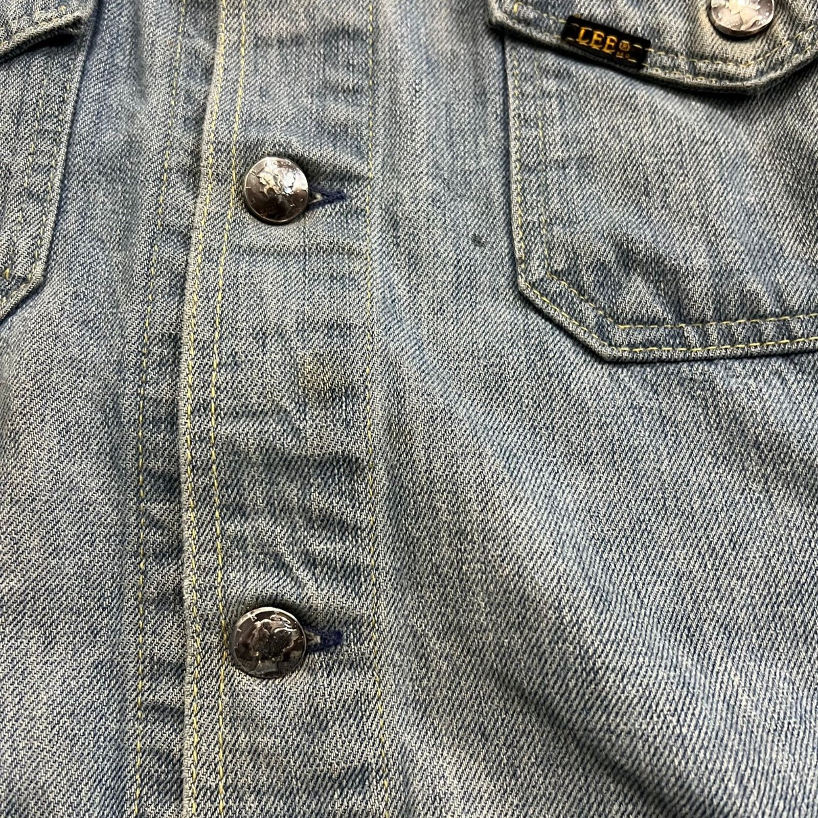 Lee × Vintage Vintage 70s Lee Mr denim jacket Mercury dime buttons Size US L / EU 52-54 / 3 - 9 Thumbnail