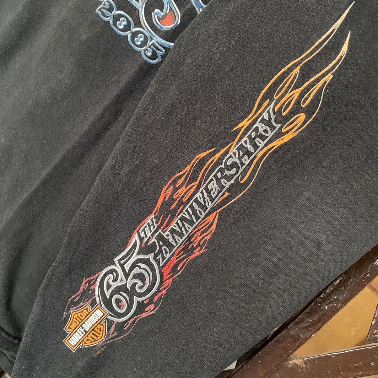Vintage Vtg 2005 Harley Davidson Sturgis Black Hills Rally Tshirt Size US XL / EU 56 / 4 - 3 Thumbnail