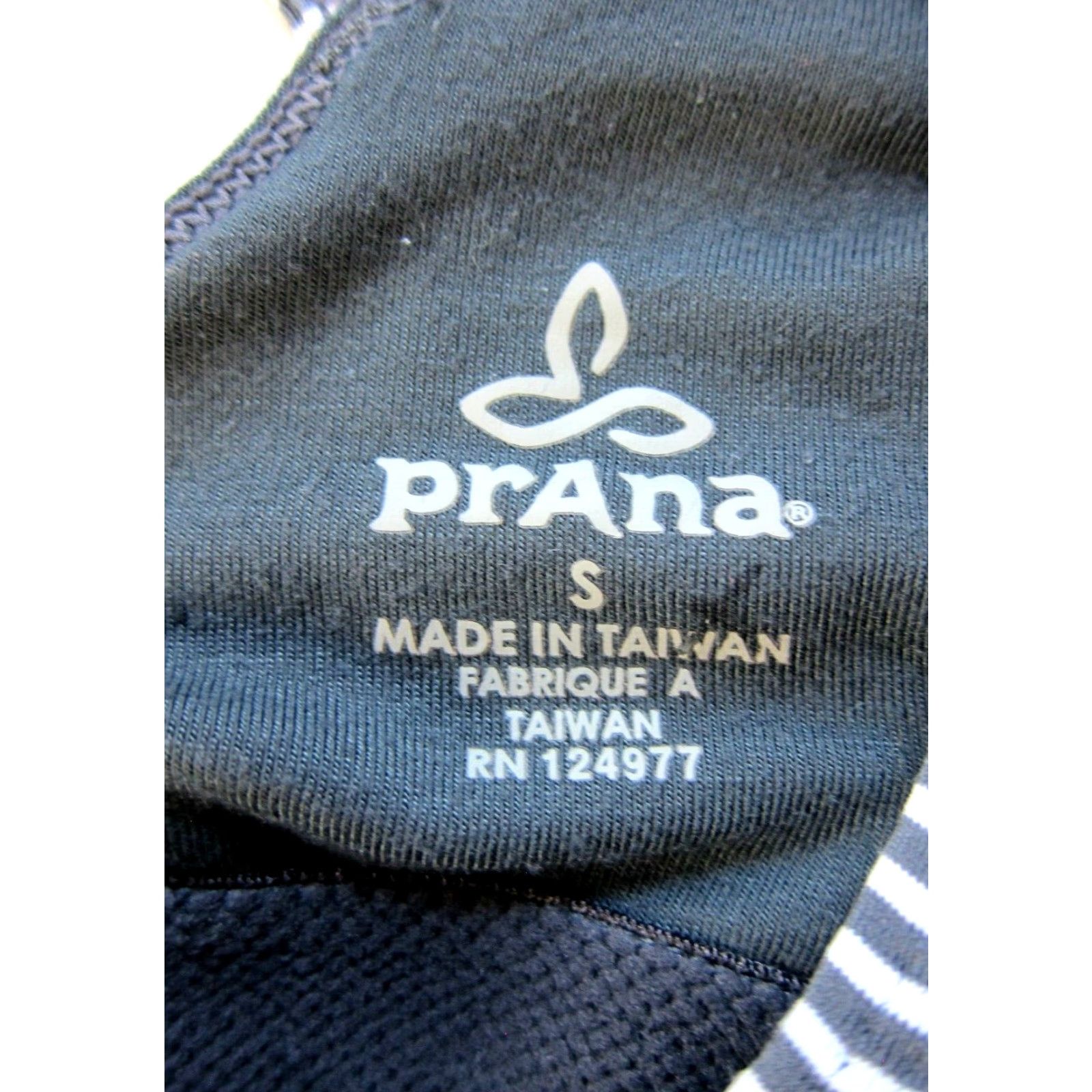 Prana VINTAGE PrAna Grey White Stripe Stretch Built In Bra Active Tank Slip Dress Small Size S / US 4 / IT 40 - 4 Thumbnail