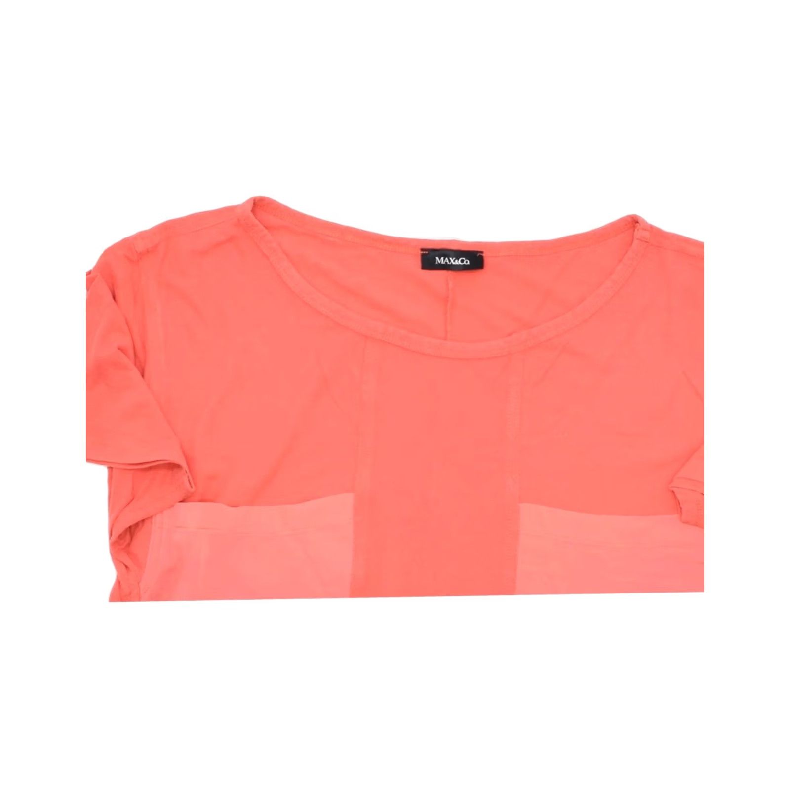 MAX&Co. MAX & CO. Womens T-Shirt Large Red UK 16 Size L / US 10 / IT 46 - 3 Thumbnail