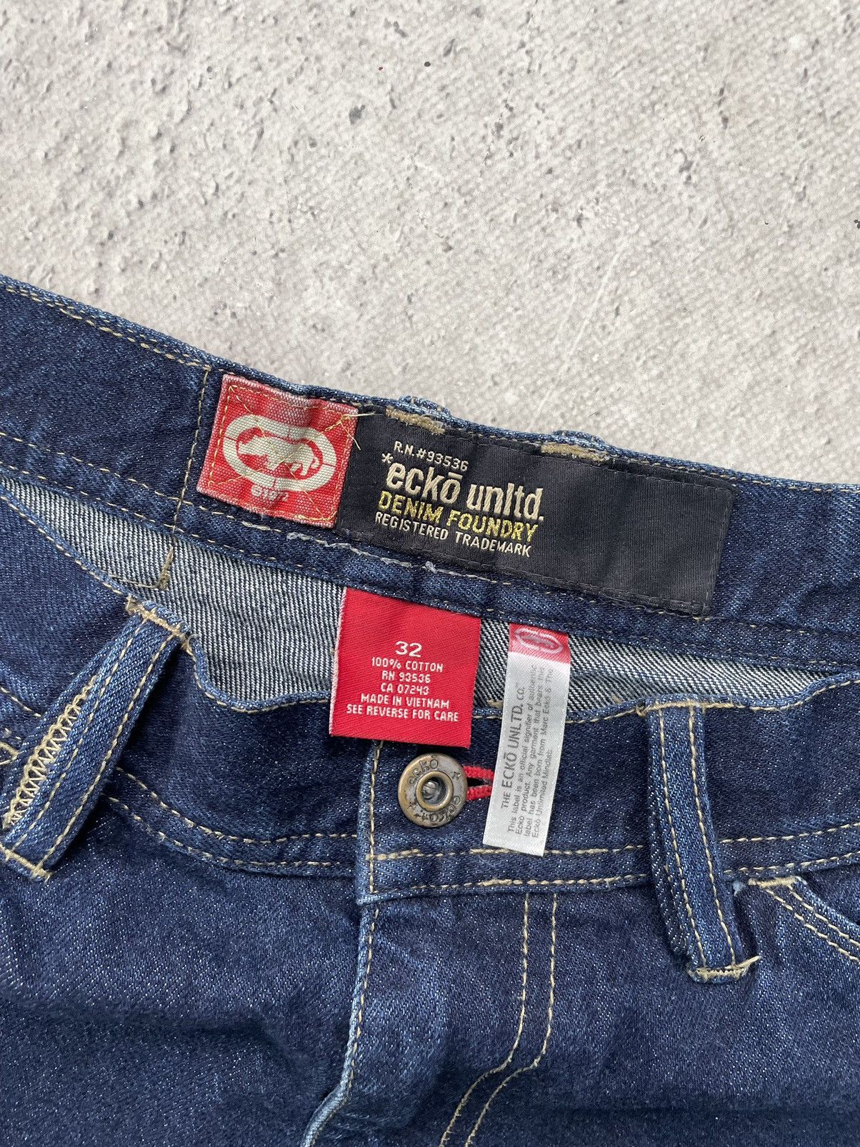 Ecko Unltd. × JNCO VINTAGE BAGGY DISTRESSED Y2K ECKO UNLTD. Pants Size US 32 / EU 48 - 5 Thumbnail