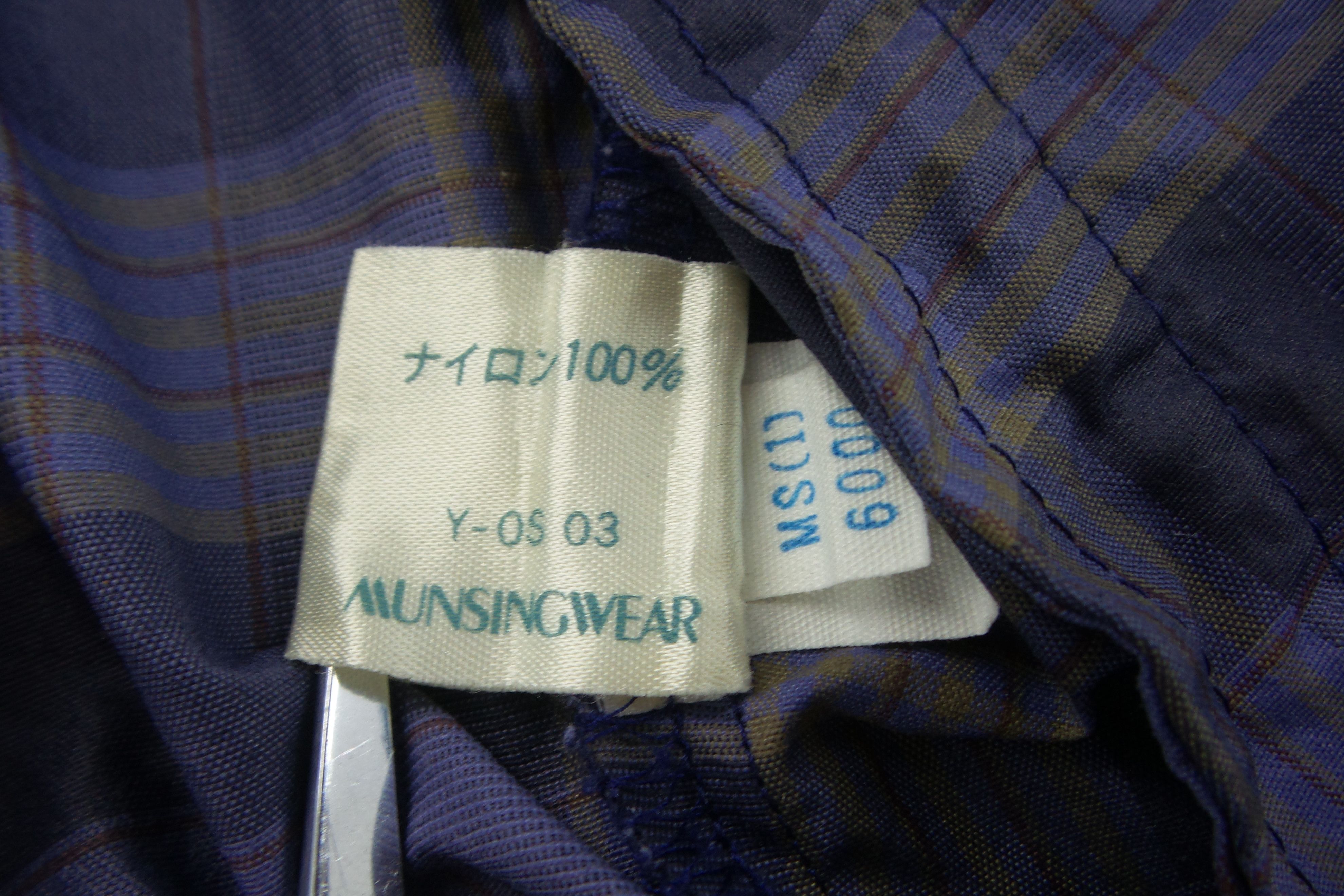 Grand Slam Grand Slam Munsingwear Checkered Design Bomber Jackets Size US M / EU 48-50 / 2 - 5 Thumbnail