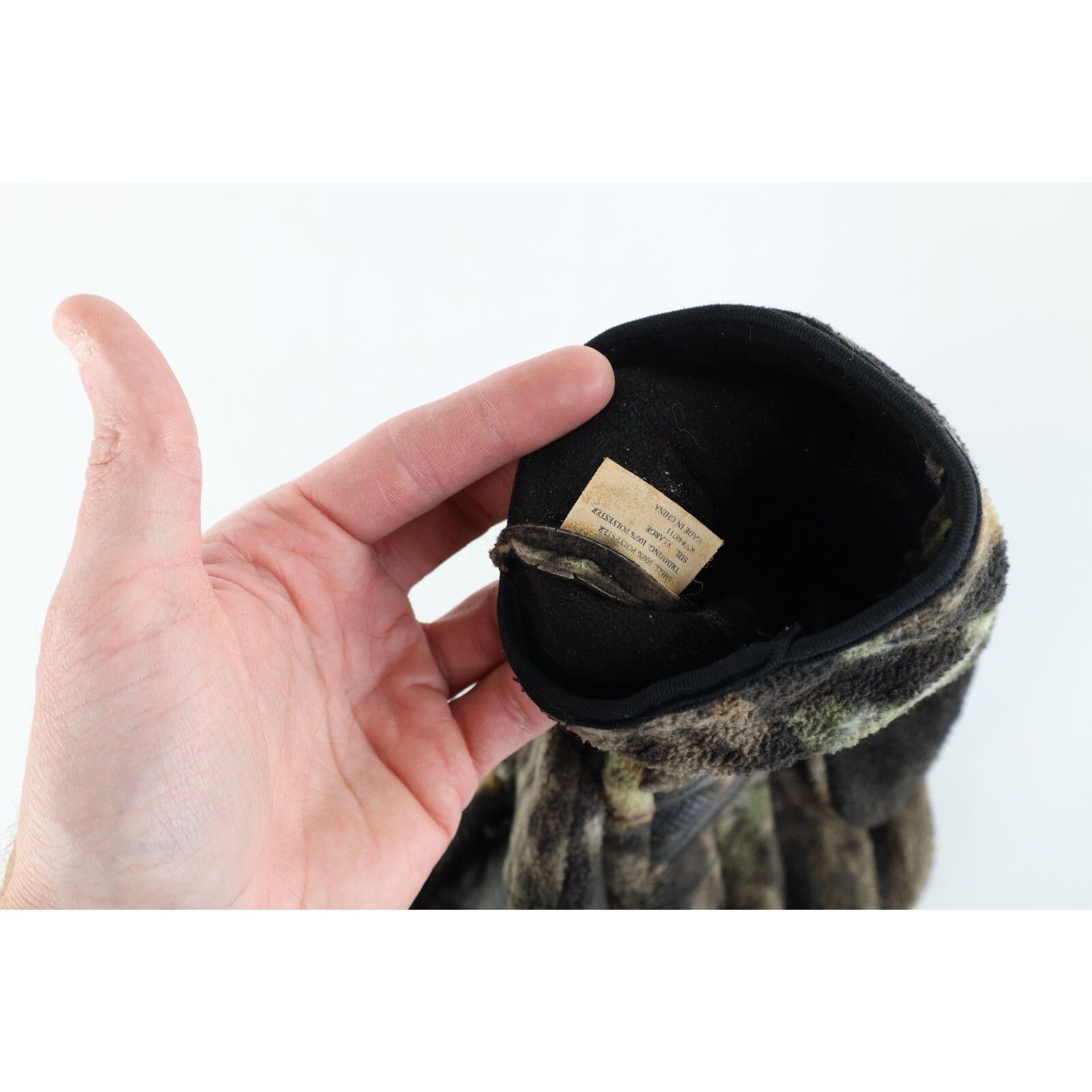 Vintage Vintage 90s Streetwear Faded Fleece Camouflage Winter Gloves Size ONE SIZE - 6 Thumbnail
