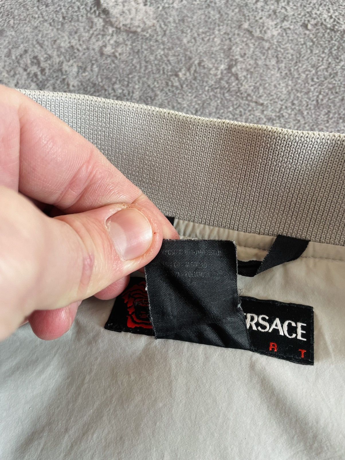 Versace Vintage Versace Sport SPA Nylon Men’s Bomber Jacket 52 Size Size US L / EU 52-54 / 3 - 19 Thumbnail