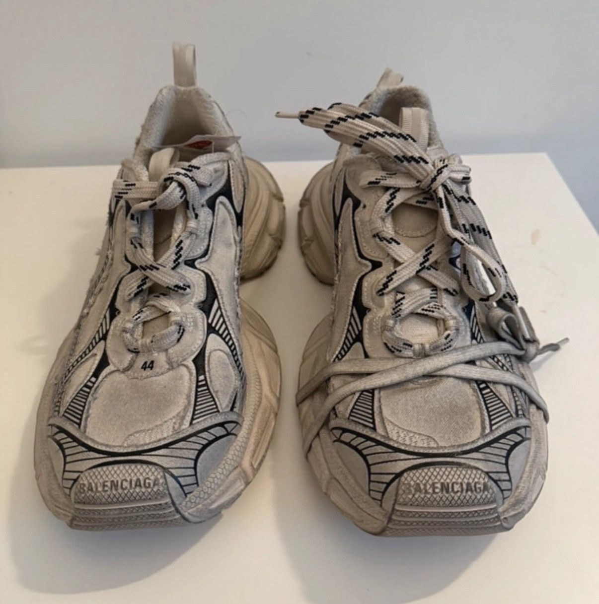 Balenciaga 3XL Beige Destroyed (size 44EU/11US)