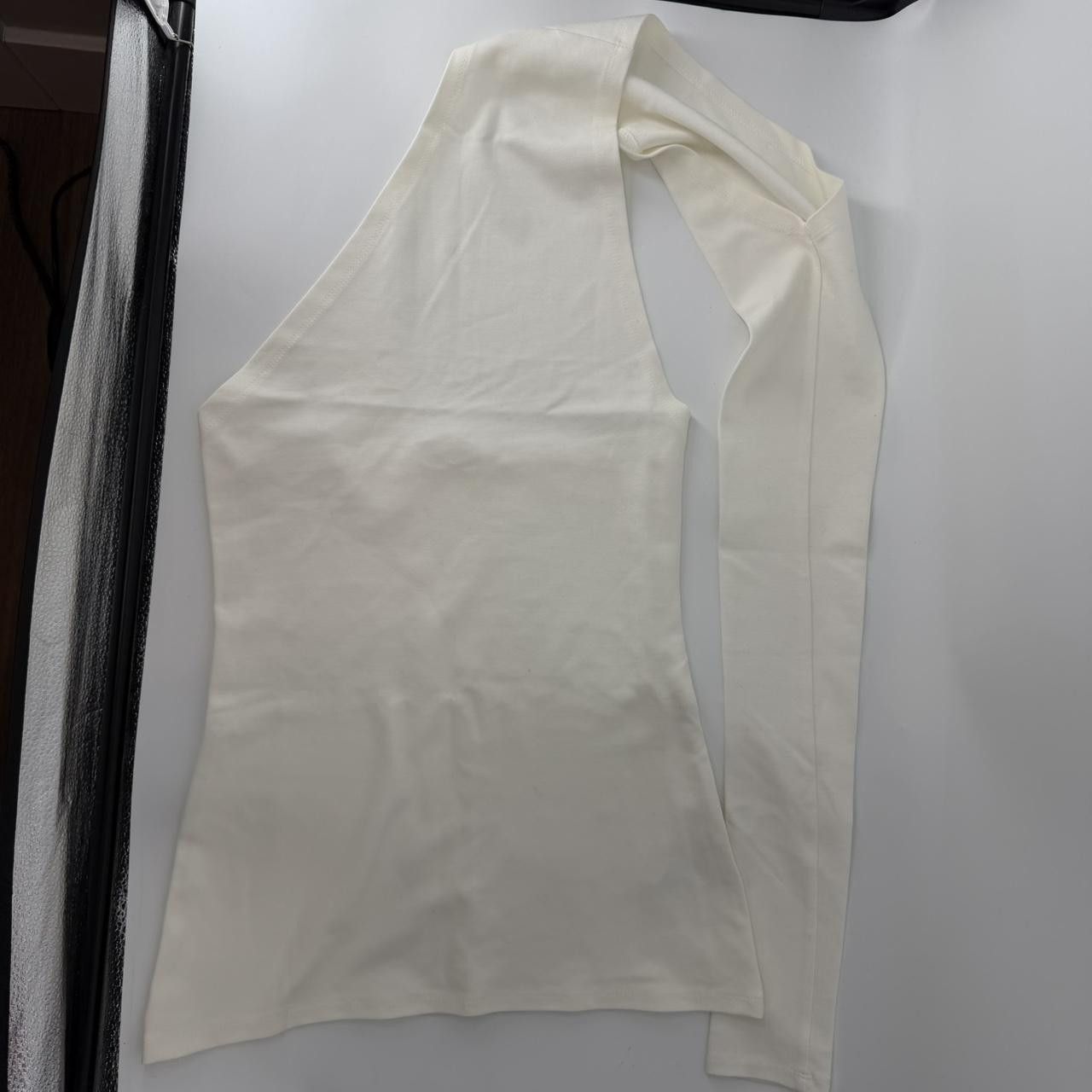 The Unbranded Brand Marcella Manhattan One Shoulder White Size S / US 4 / IT 40 - 3 Thumbnail