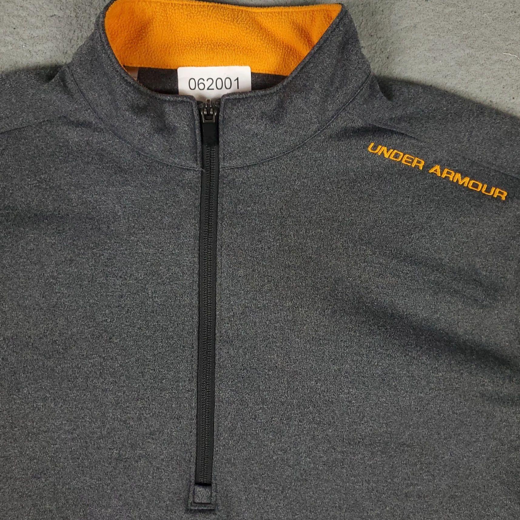 Under Armour Under Armour Sweater Mens Size Medium Gray 1/4 Zip Up Pullover Sweatshirt Shirt Size US M / EU 48-50 / 2 - 2 Thumbnail