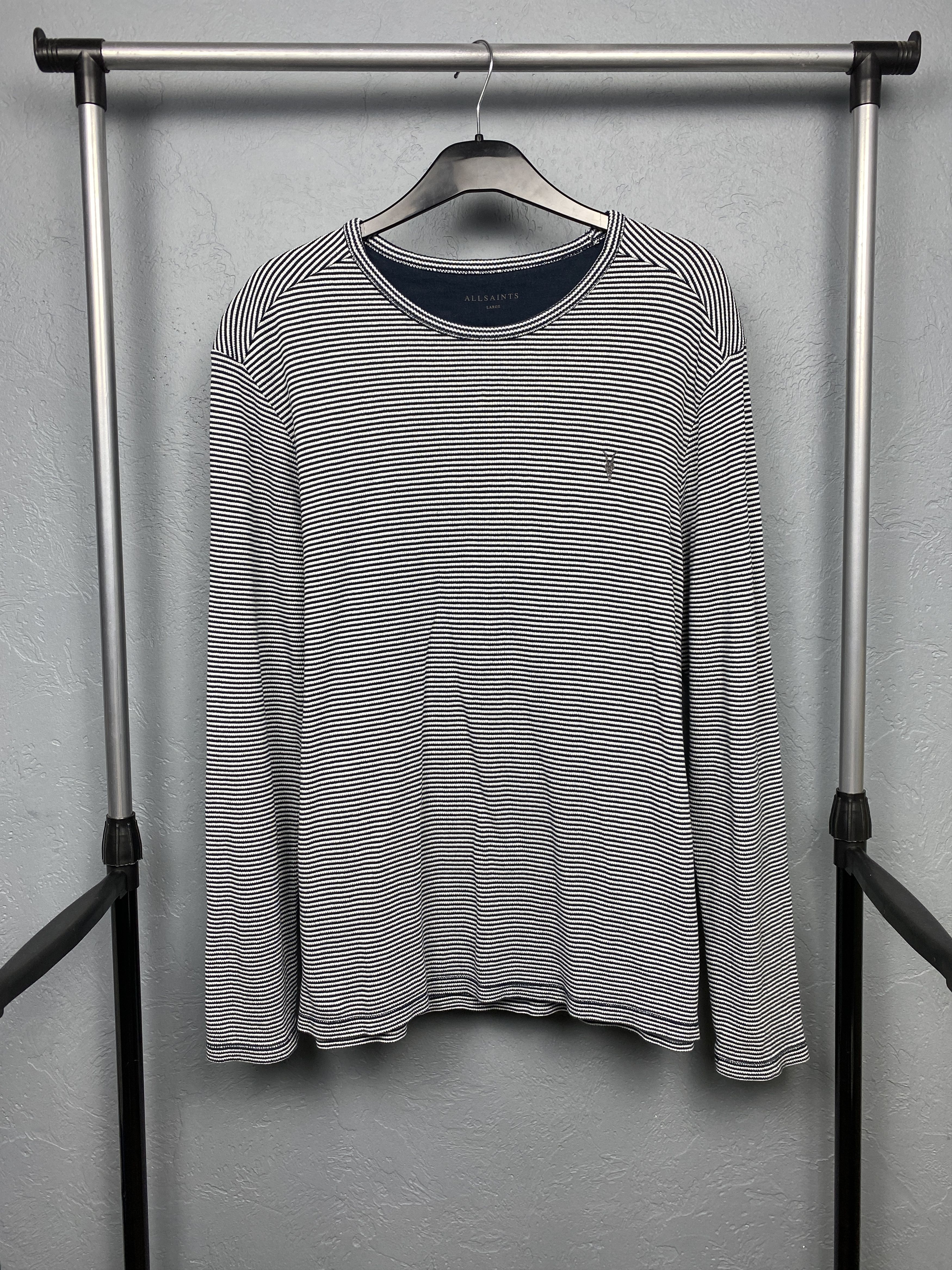 Allsaints Allsaints Mens Rift Crew Neck Sweater Size US L / EU 52-54 / 3 - 1 Thumbnail