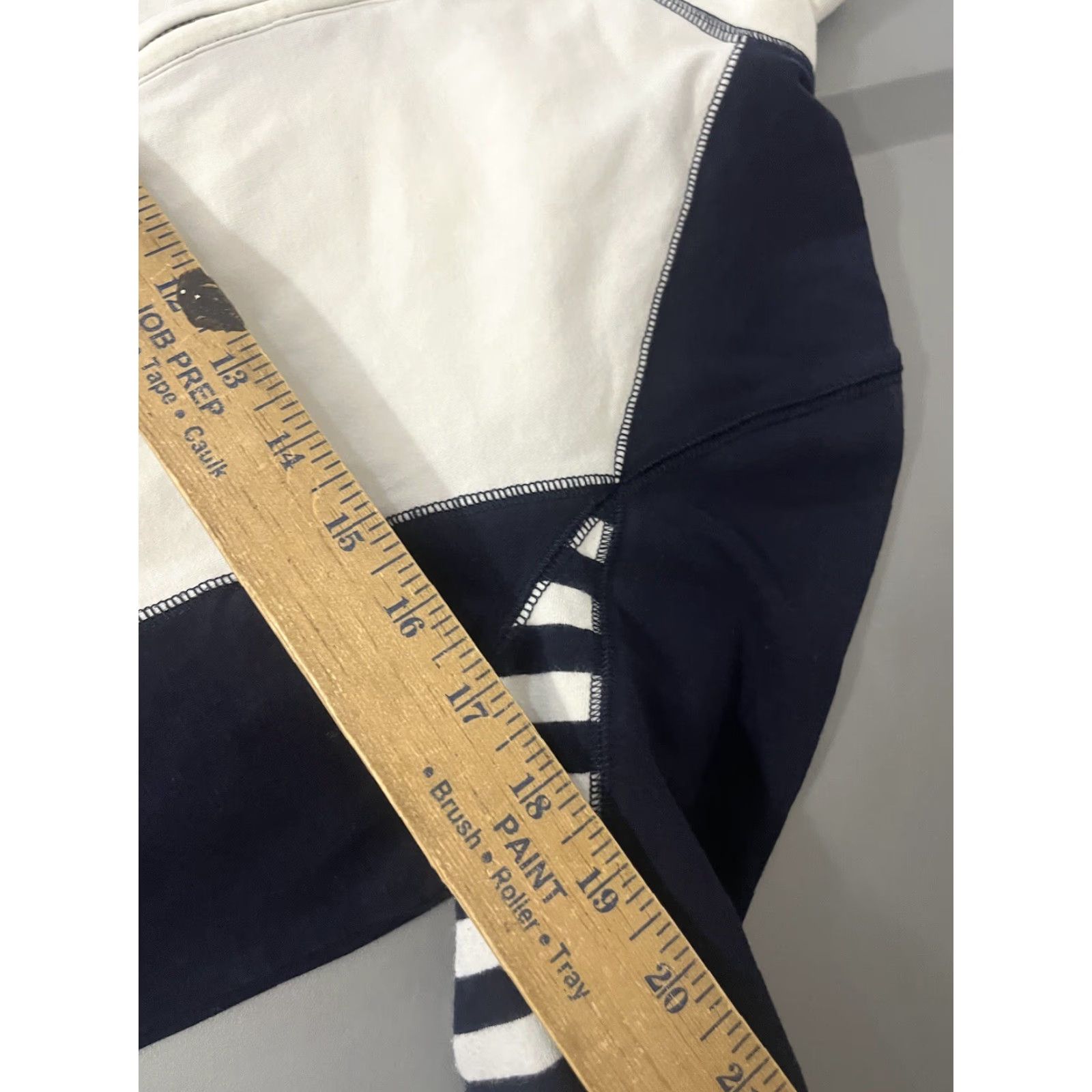 Chaps VINTAGE Chaps Jacket Shirt Womens Medium White Navy Zippered Long Sleeve Activewear 90s Mens Womens? Size M / US 6-8 / IT 42-44 - 5 Thumbnail