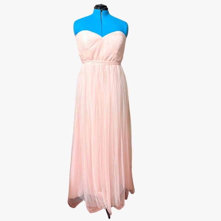 Other NEW Jenny Yoo Annabelle Gown Maxi Dress 18 Blush Pink Prom F Size XXL / US 16-18 / IT 52-54 - 5 Thumbnail