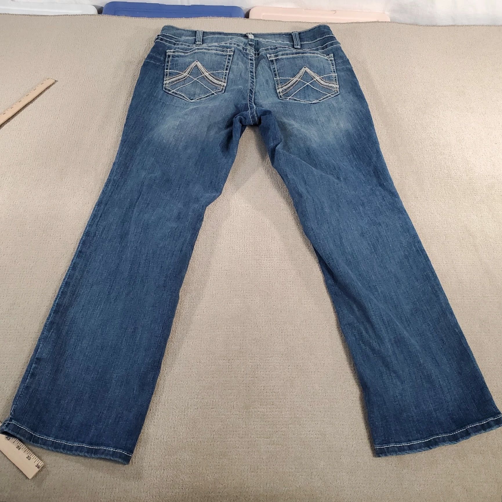 Ariat **Ariat Blue Women's 34 Rainstorm Denim Jeans Regular Fit** User: **Ariat Blue Women's 34 Regular Fit Rainstorm Denim Jeans** Size 24" / US 00 / IT 34 - 7 Thumbnail