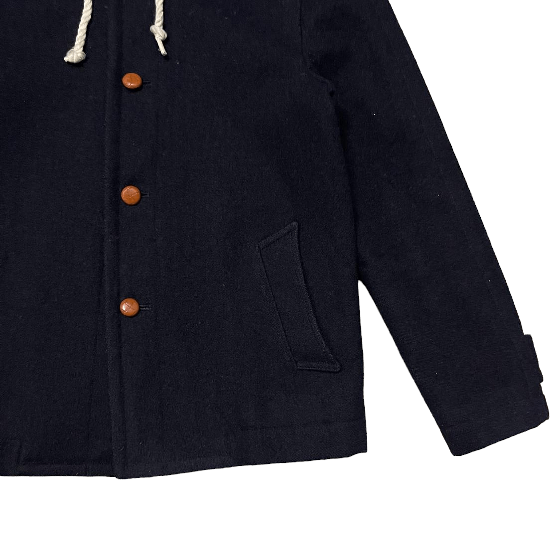Beams Japan Vintage Beams Wool Hooded Coat Size US M / EU 48-50 / 2 - 5 Thumbnail