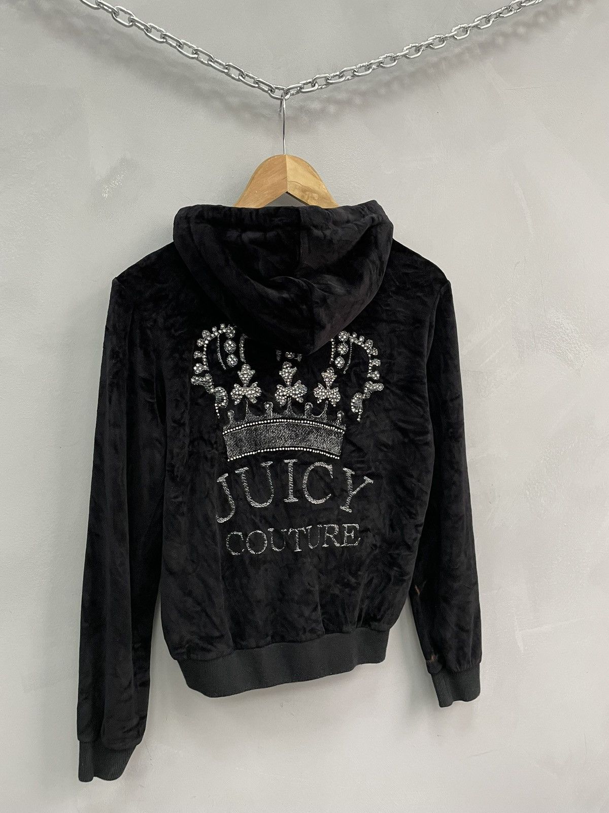 Juicy Couture Jeans Velour hoodie frontal logo Juicy Couture y2k Size US M / EU 48-50 / 2 - 9 Thumbnail