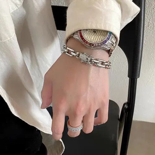 Designer Retro punk bracelet Size ONE SIZE - 1 Thumbnail