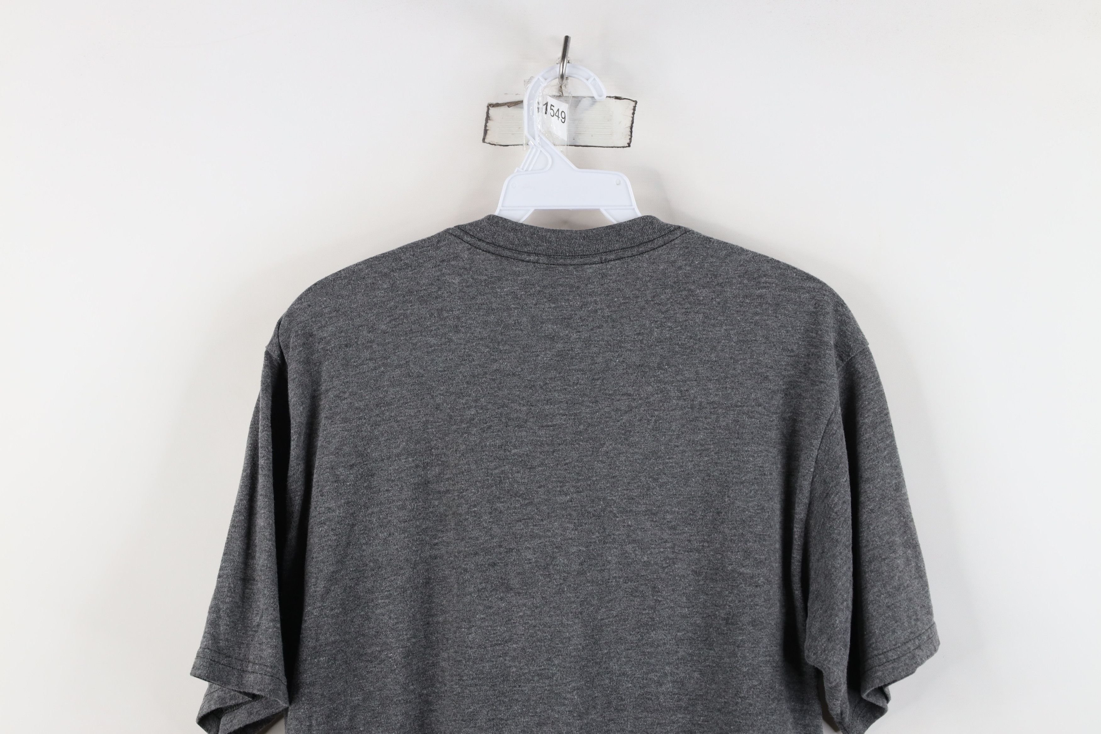 Nike Vintage Y2K Nike Block Letter Spell Out Striped T-Shirt Gray Size US L / EU 52-54 / 3 - 10 Thumbnail