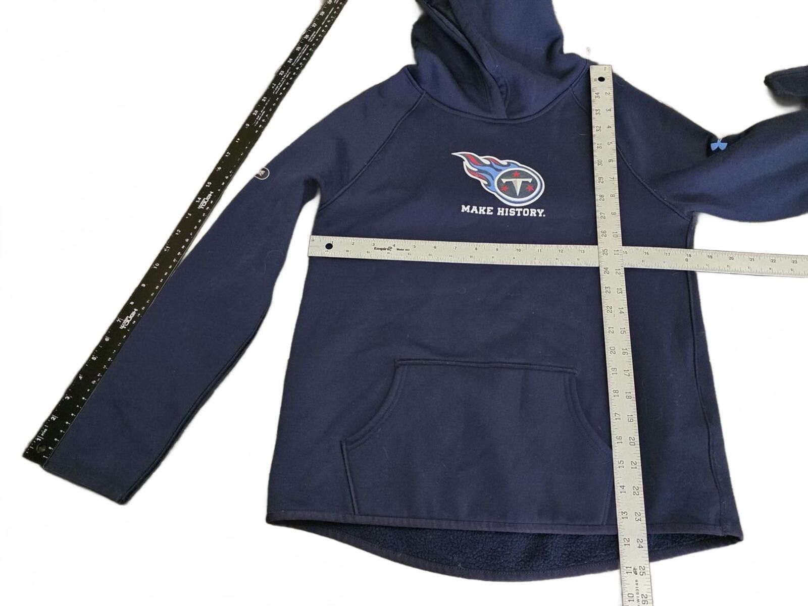Under Armour Under Armour Tennessee Titans Navy NFL Hoodie YXL Loose Fit Size US XL / EU 56 / 4 - 7 Thumbnail