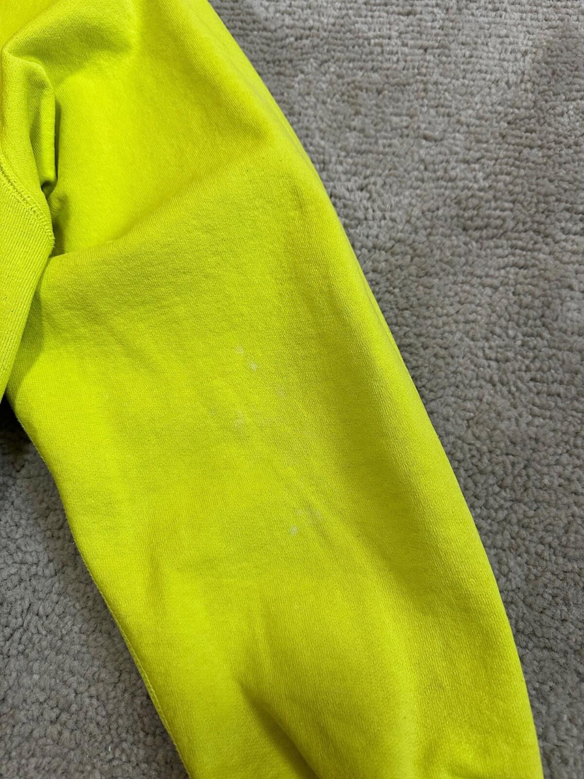Supreme Supreme Hoodie S Logo Hooded Sweatshirt L Cotton Yellow Used Size US XL / EU 56 / 4 - 9 Thumbnail