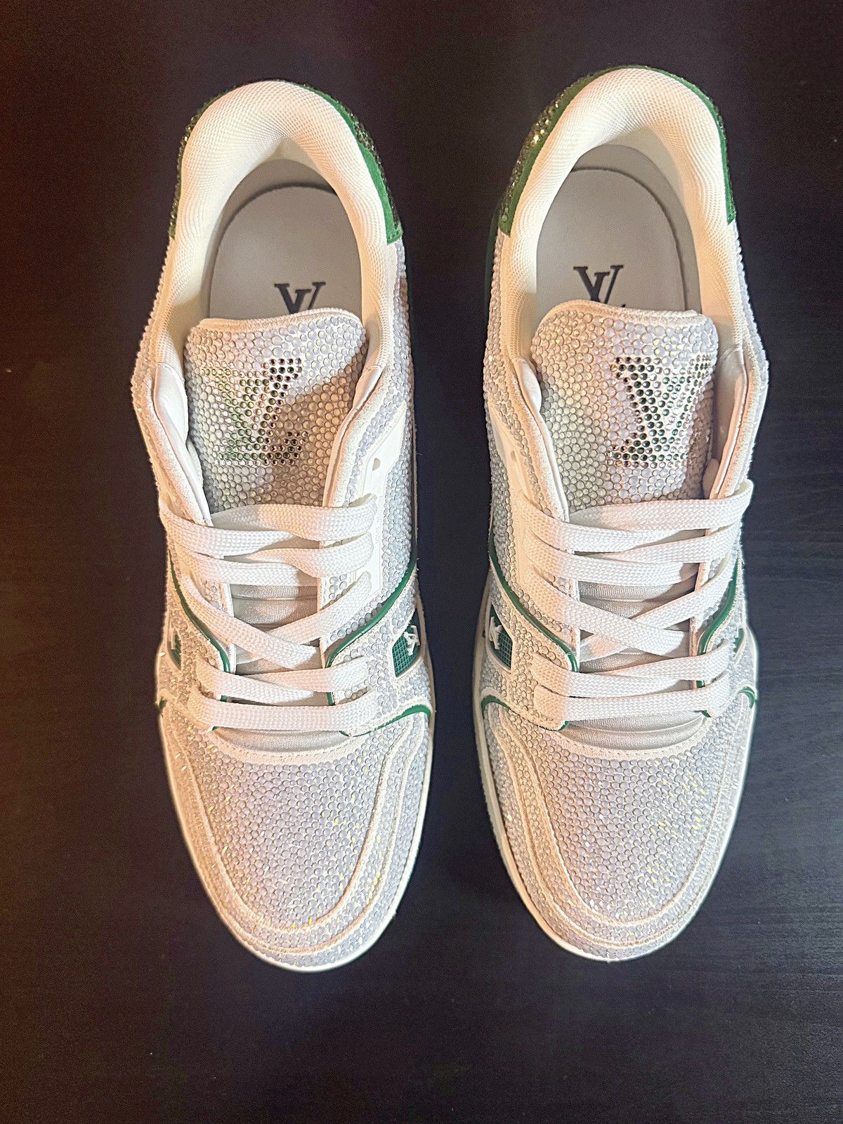Louis Vuitton Louis Vuitton Crystal Trainer Sneaker Size US 10 / EU 43 - 5 Thumbnail