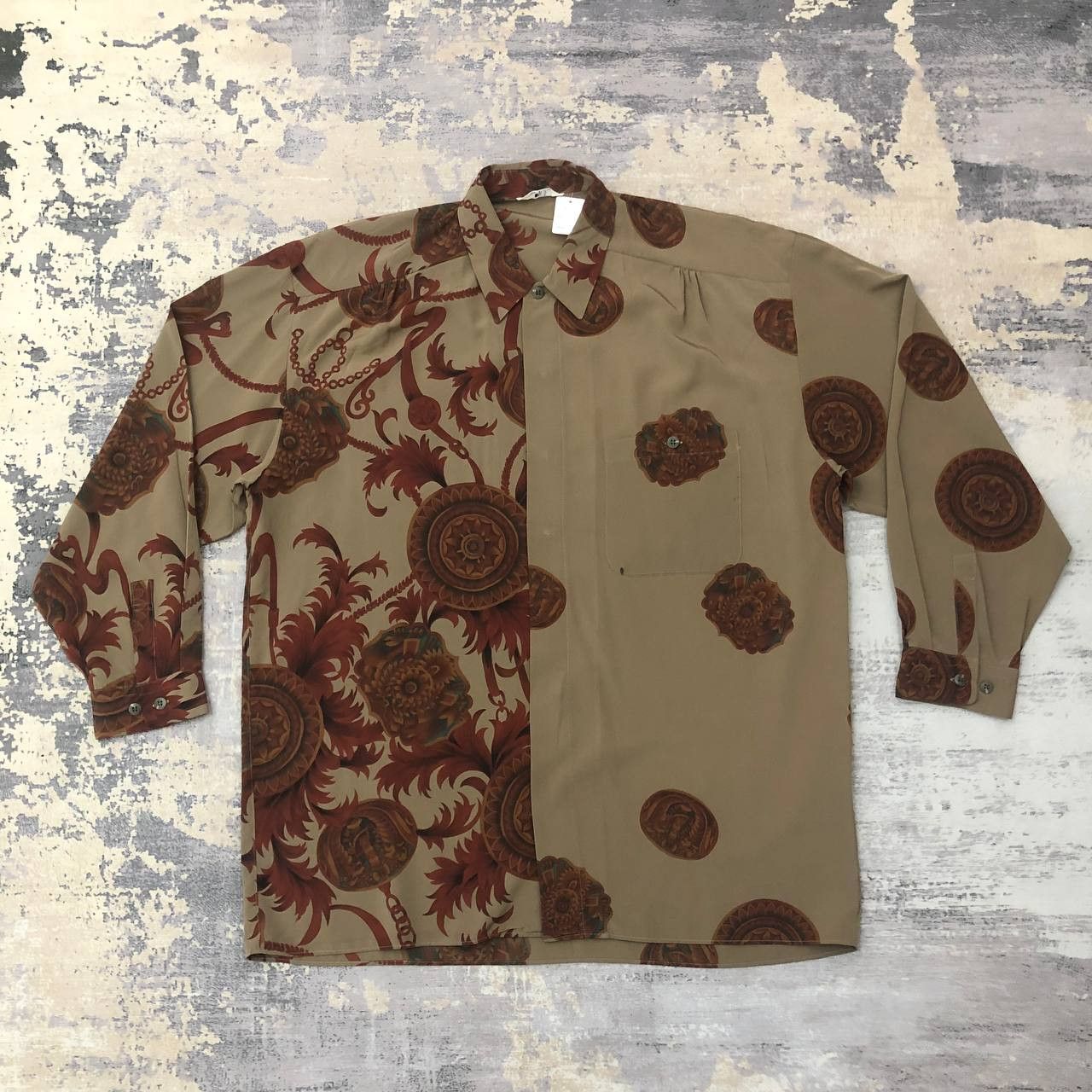 Japanese Brand T450 VTG MADE IN JAPAN PHIL SILK ART SHIRTS Size US XL / EU 56 / 4 - 2 Thumbnail