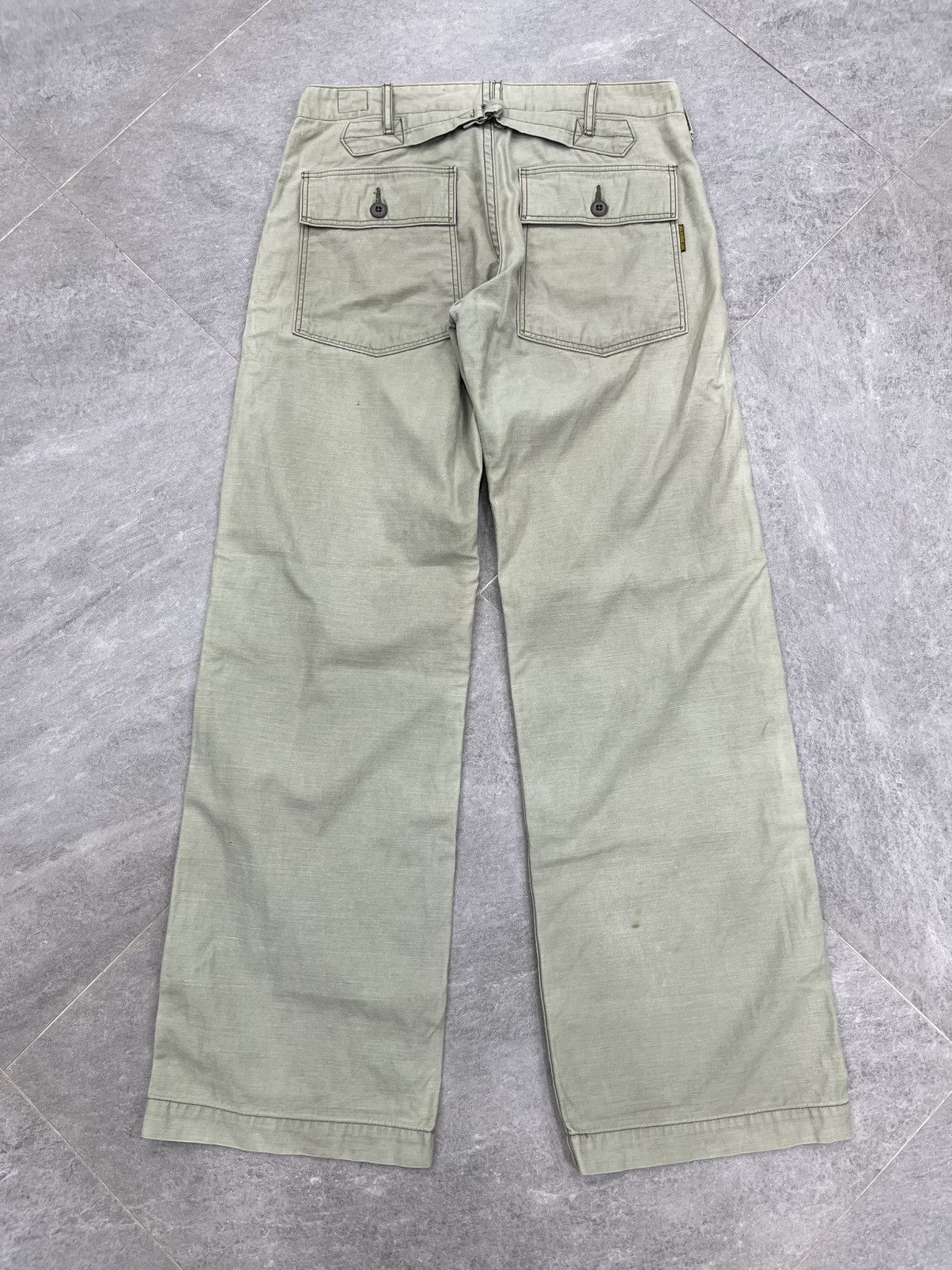 Japanese Brand Orslow Fatigue Military Pants Size US 30 / EU 46 - 4 Thumbnail