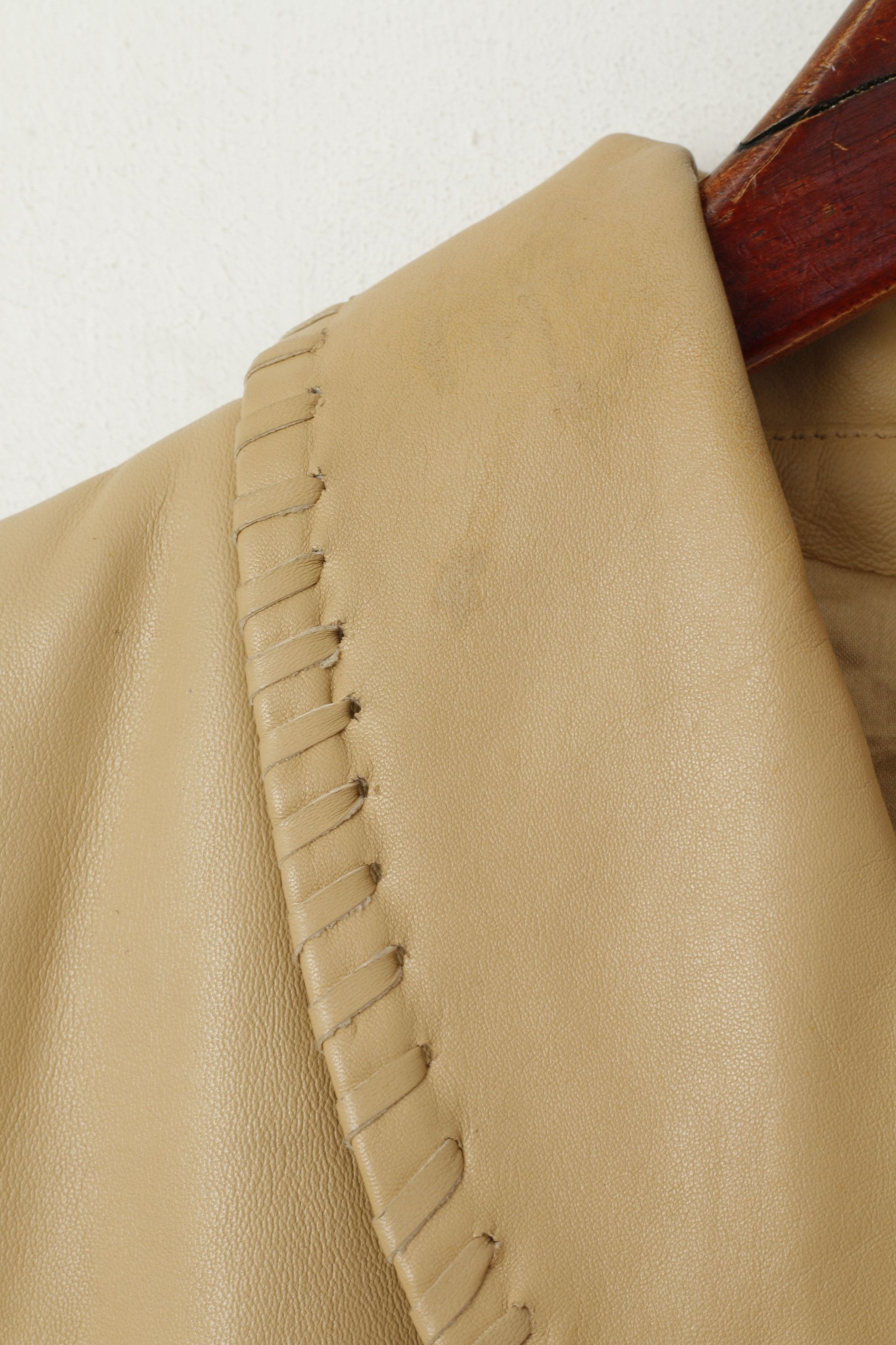 Vintage Hollies Stockholm Women 36 S Jacket Beige 8014 Size S / US 4 / IT 40 - 7 Thumbnail